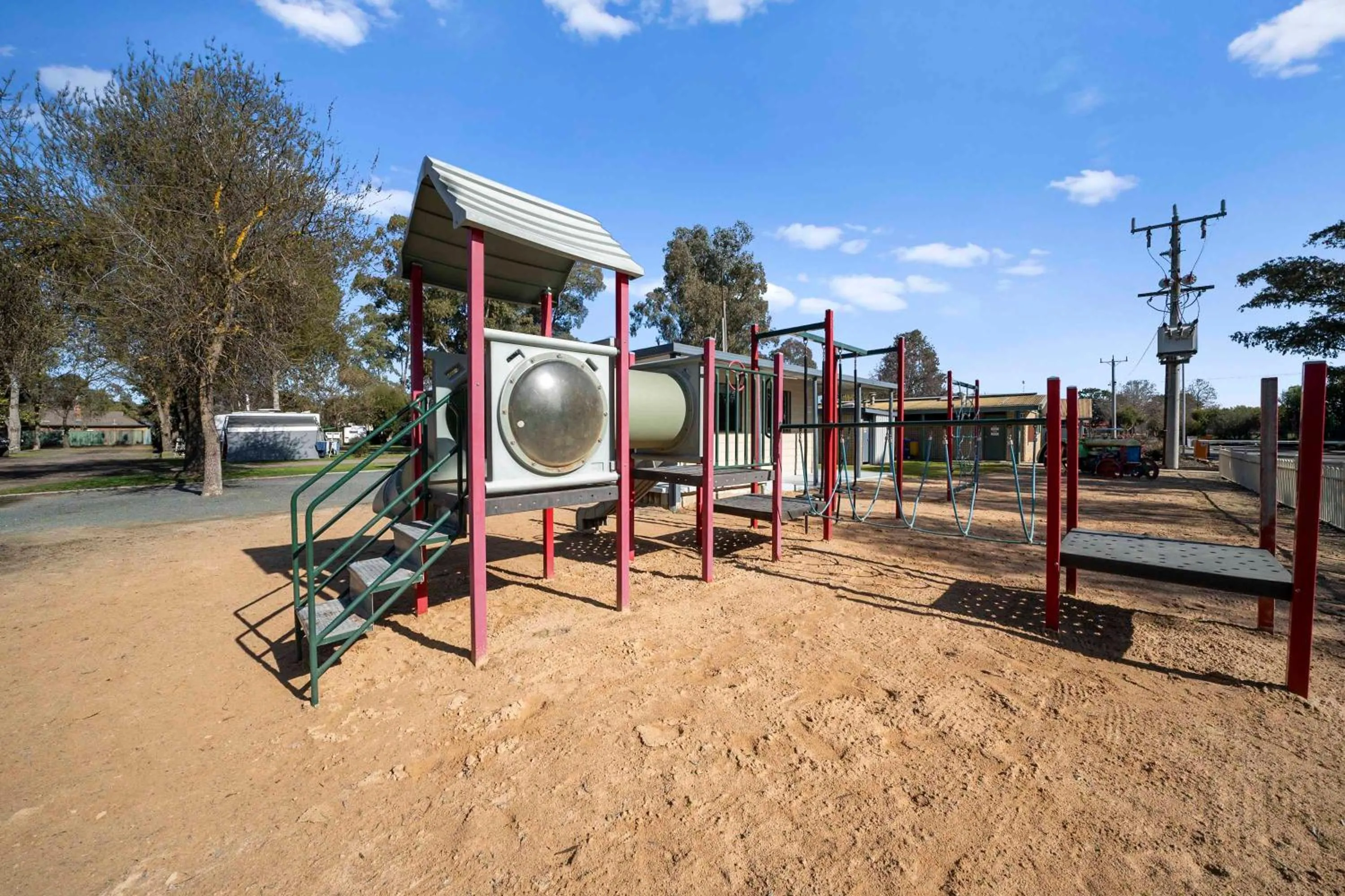 Children play ground in Shepparton Holiday Park and Village