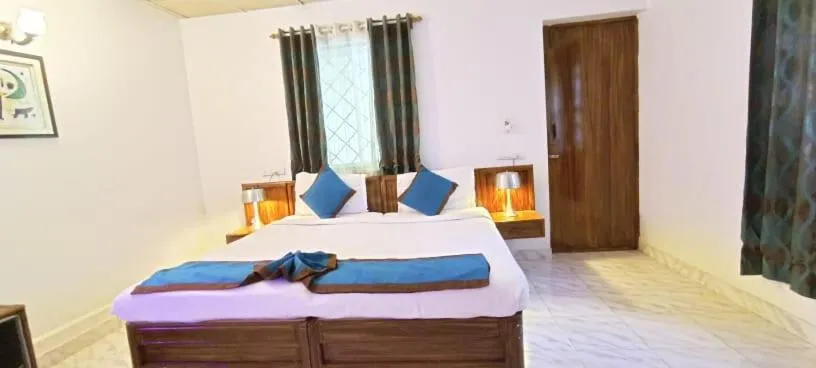 Bed in Fantasy Golf Resort