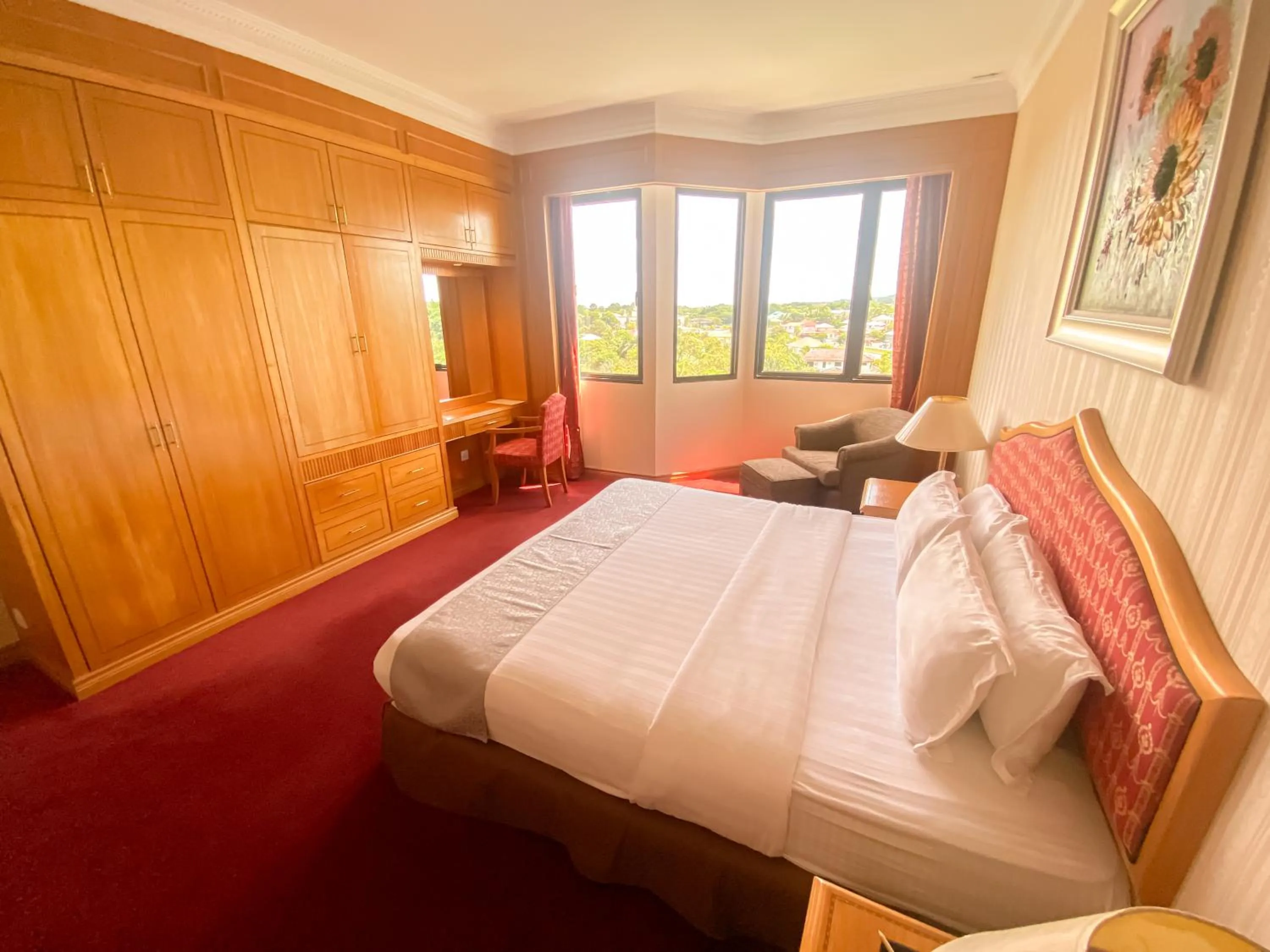 Bedroom, Bed in Parkview Hotel