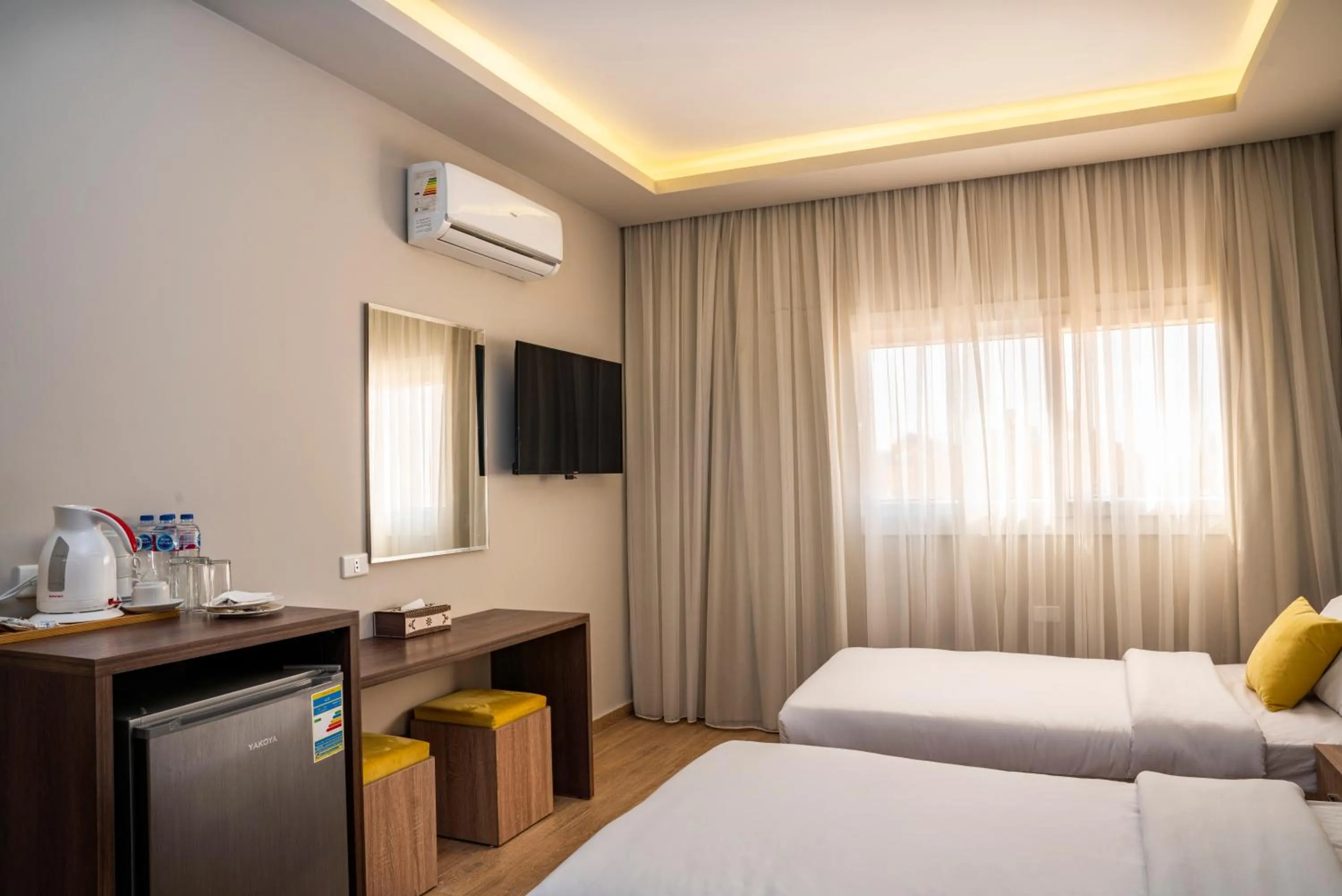 Bed in Al-Dora Beach Resort