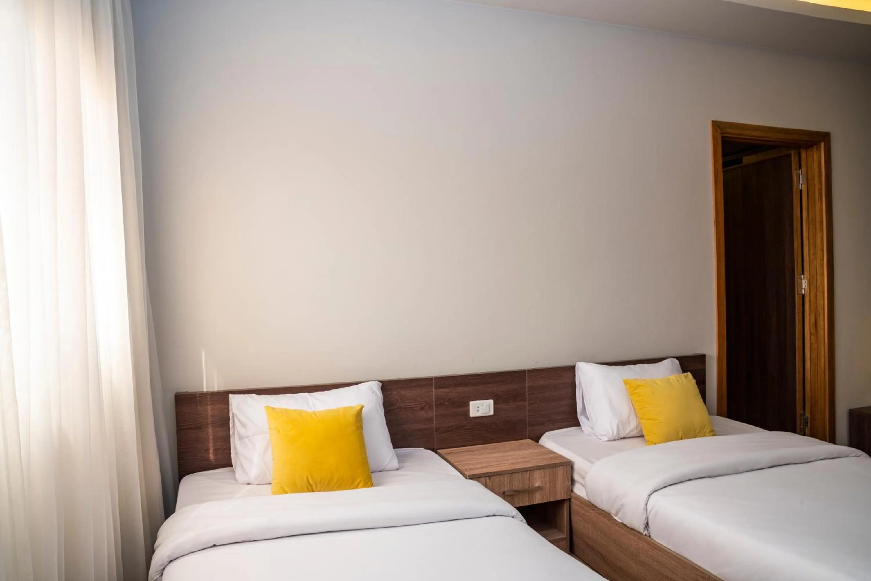 Bed in Al-Dora Beach Resort