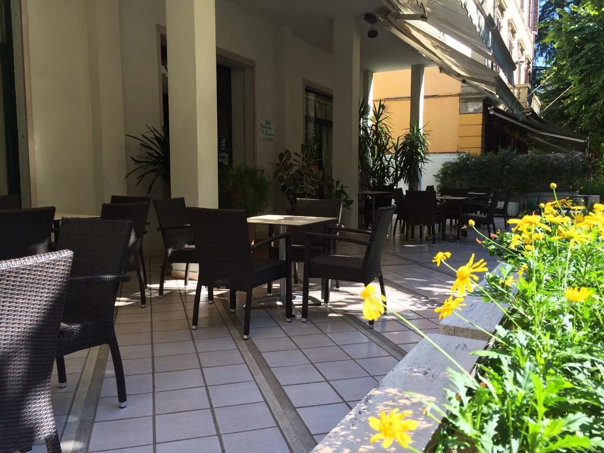 Balcony/Terrace in Hotel Brennero e Varsavia