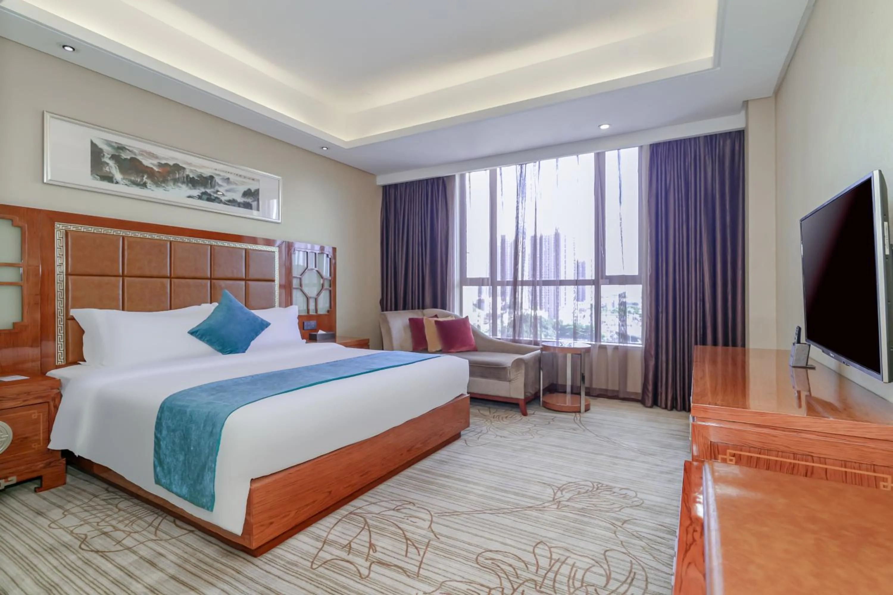 Bed in GuangZhou TongYu International Hotel