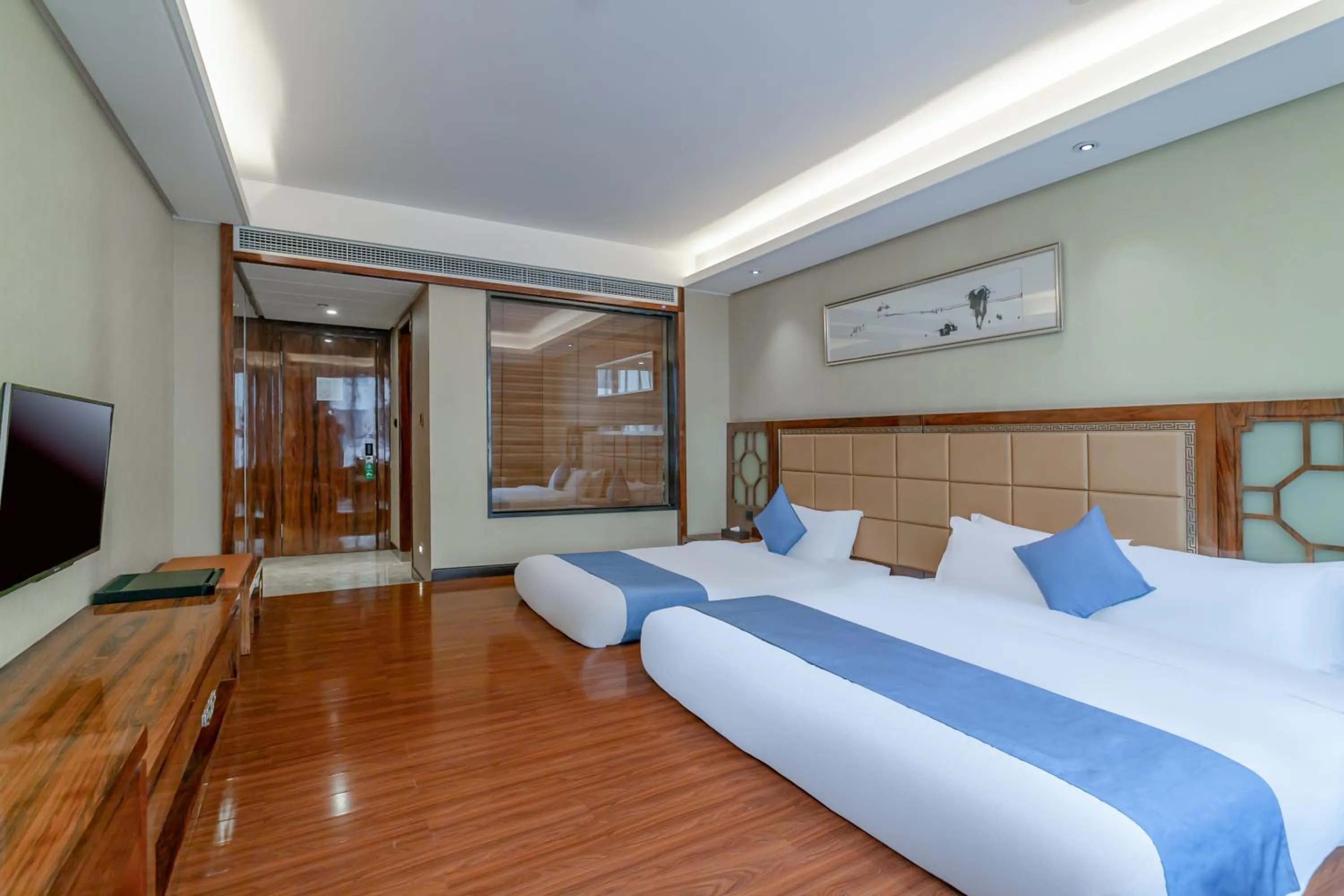 Bed in GuangZhou TongYu International Hotel