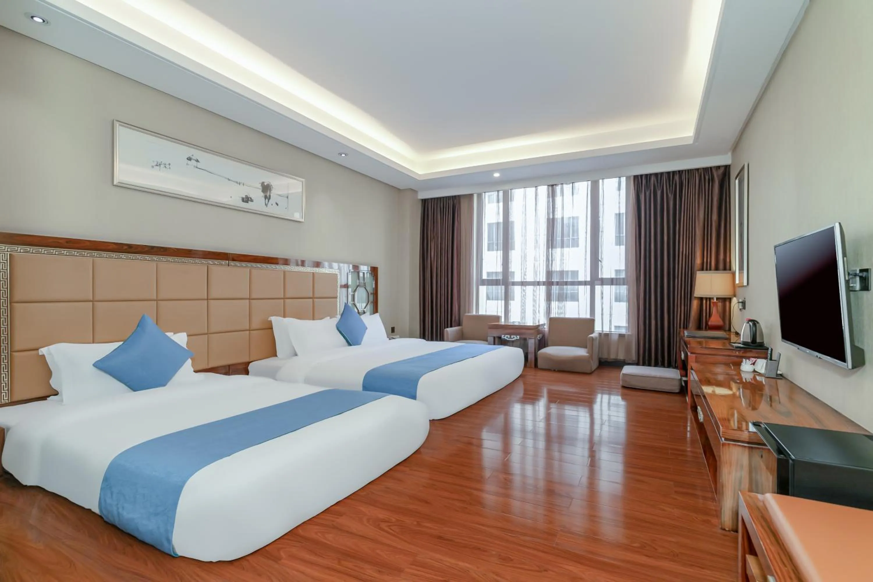 Bed in GuangZhou TongYu International Hotel