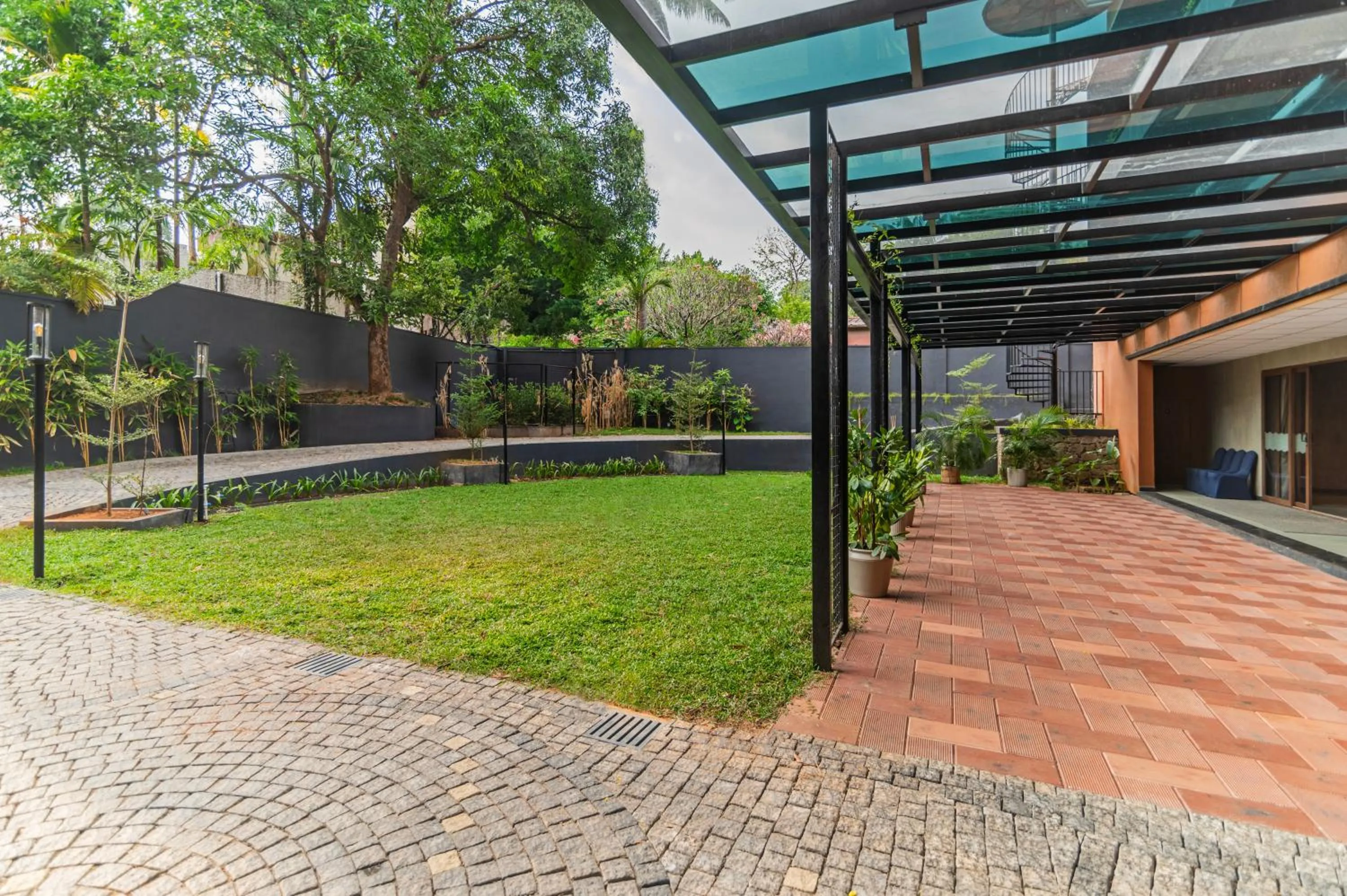 Garden view in Sterling Athirappilly