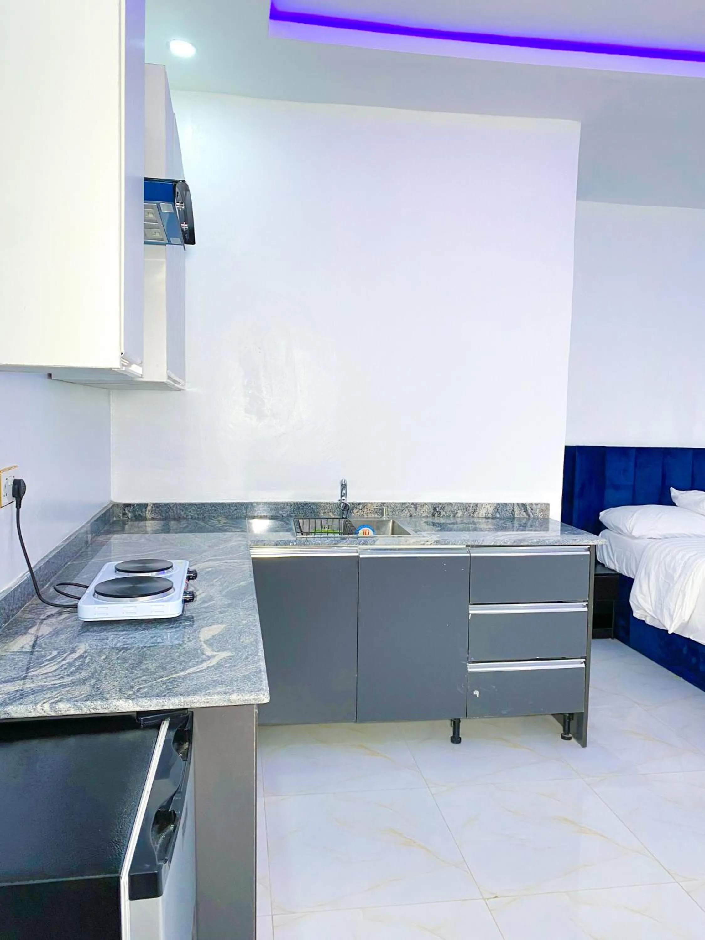 Kitchen or kitchenette in D & D Apartments