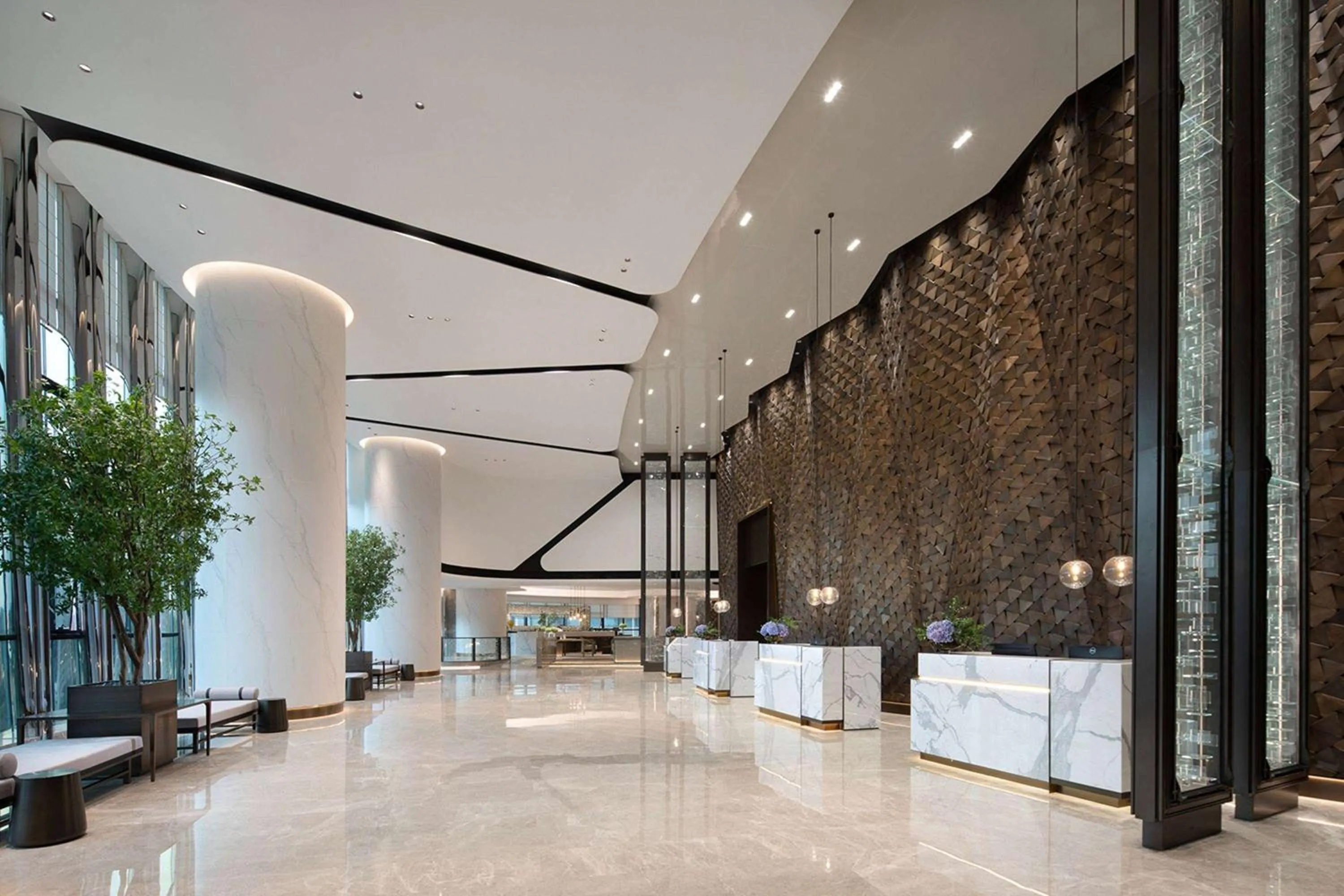 Lobby or reception in Wyndham Foshan Nanhai