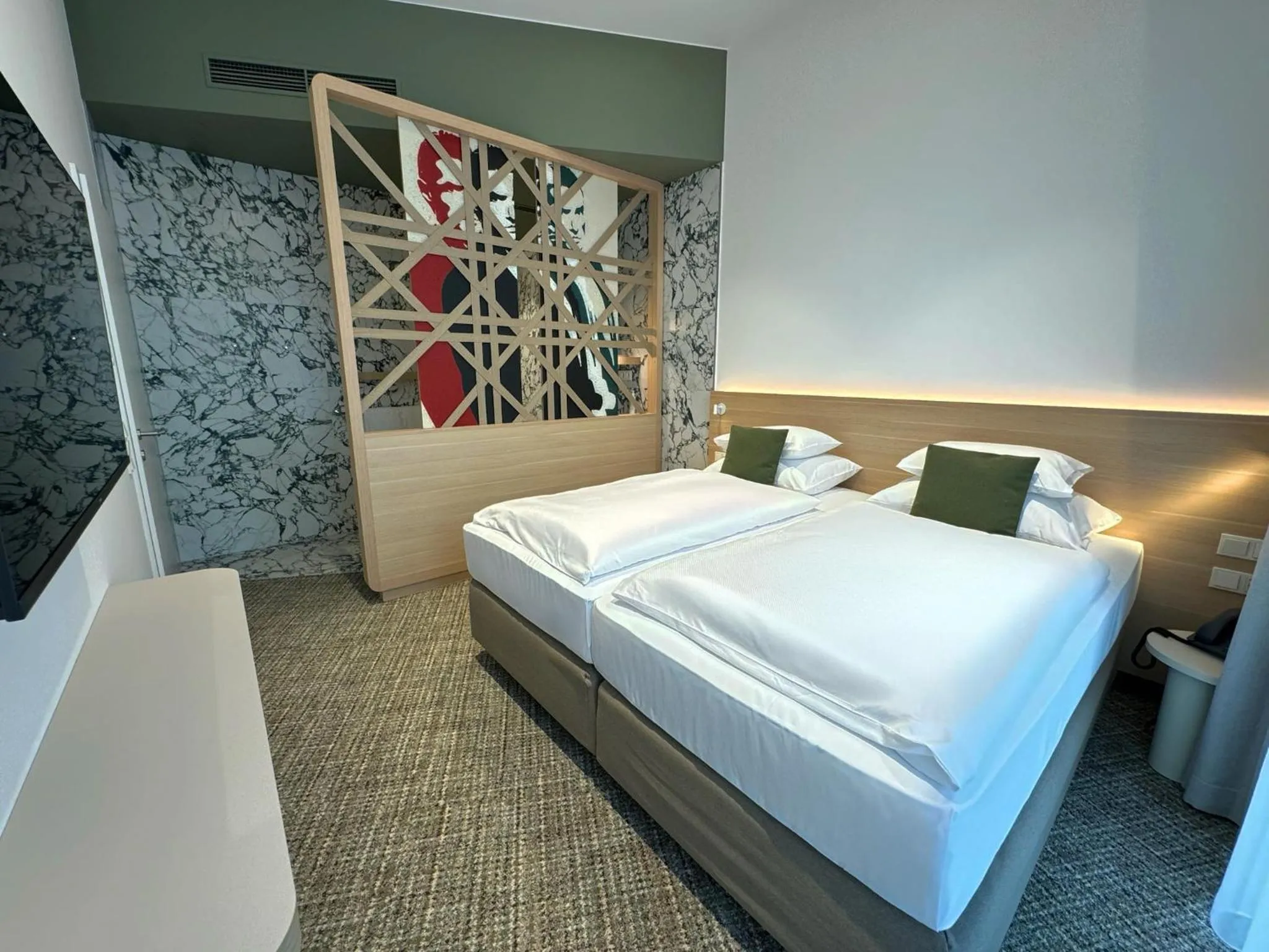 Bed in ARCOTEL AQ Wien