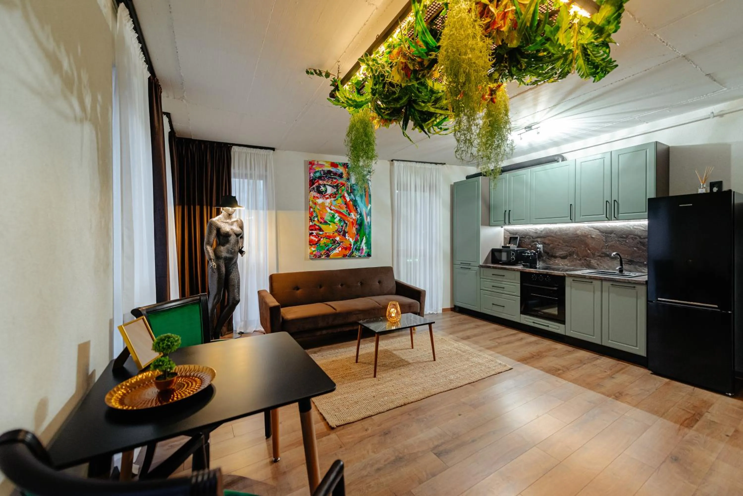 Living room in Centro Accommodation