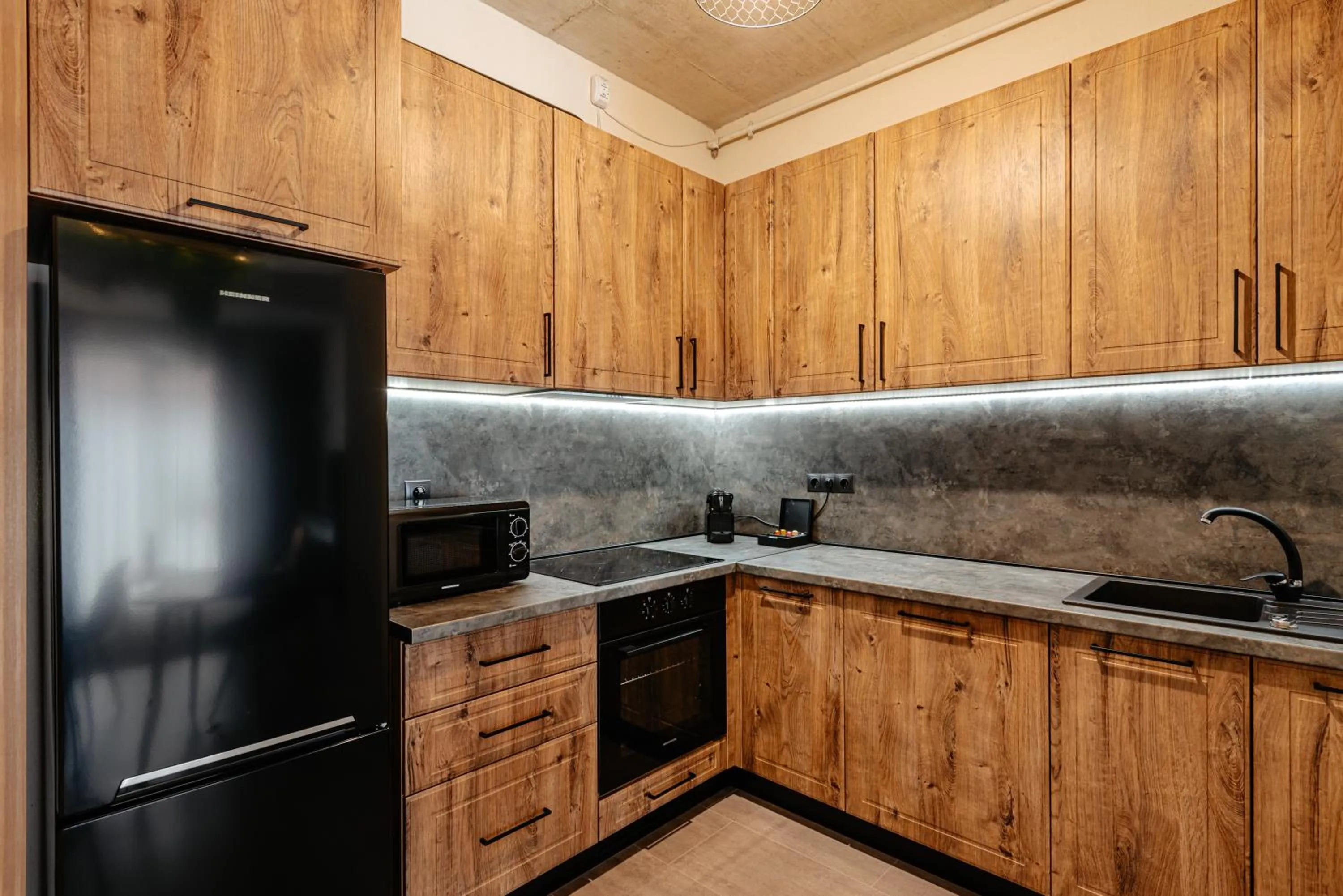 Kitchen or kitchenette in Centro Accommodation