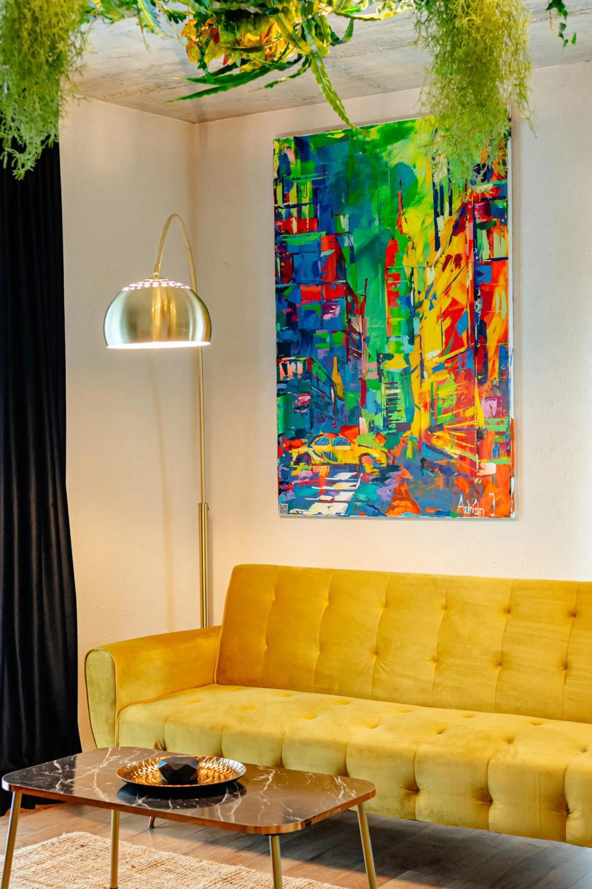 Decorative detail in Centro Accommodation