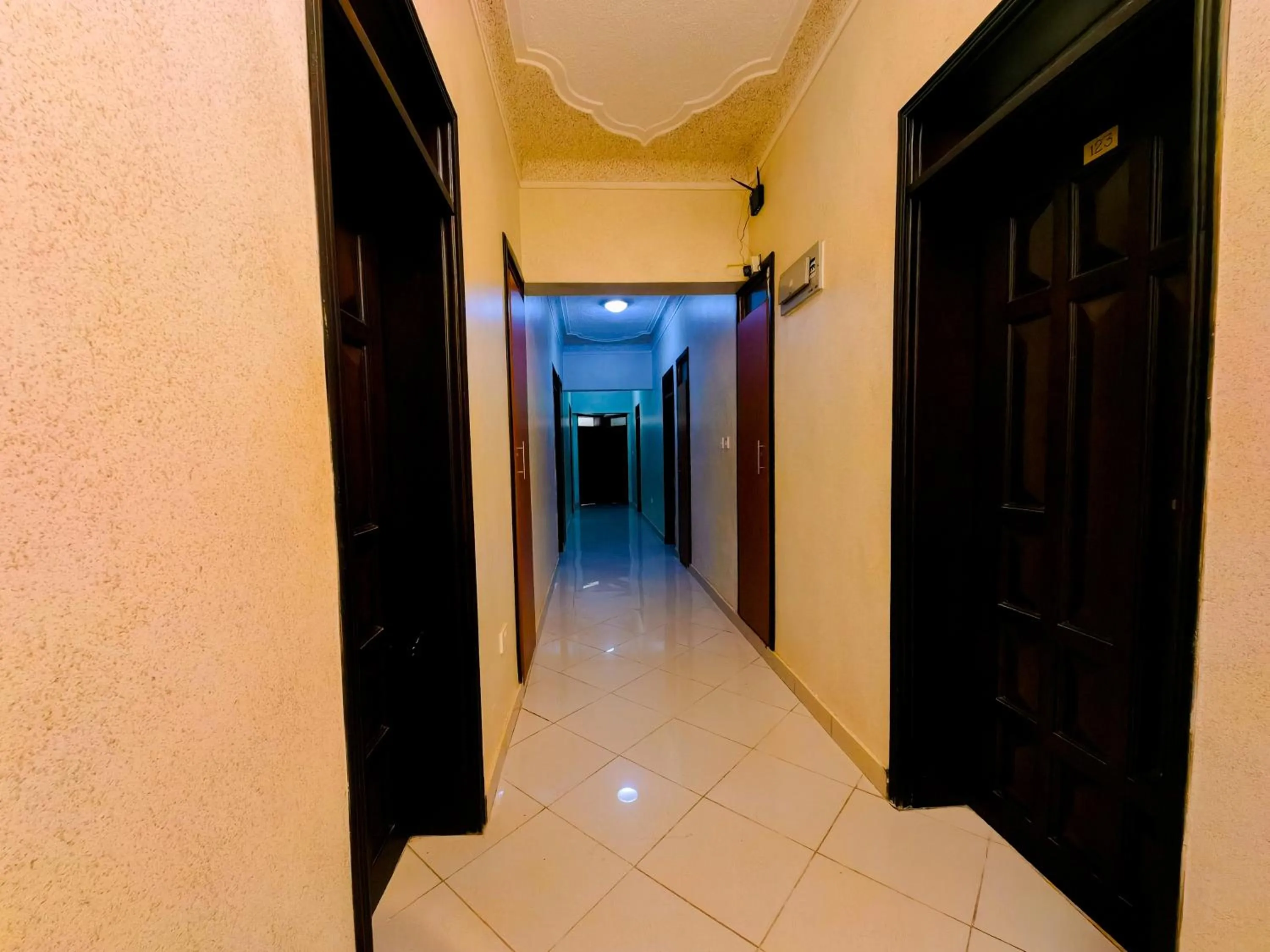 Floor plan in Fancy Hotel Munyonyo