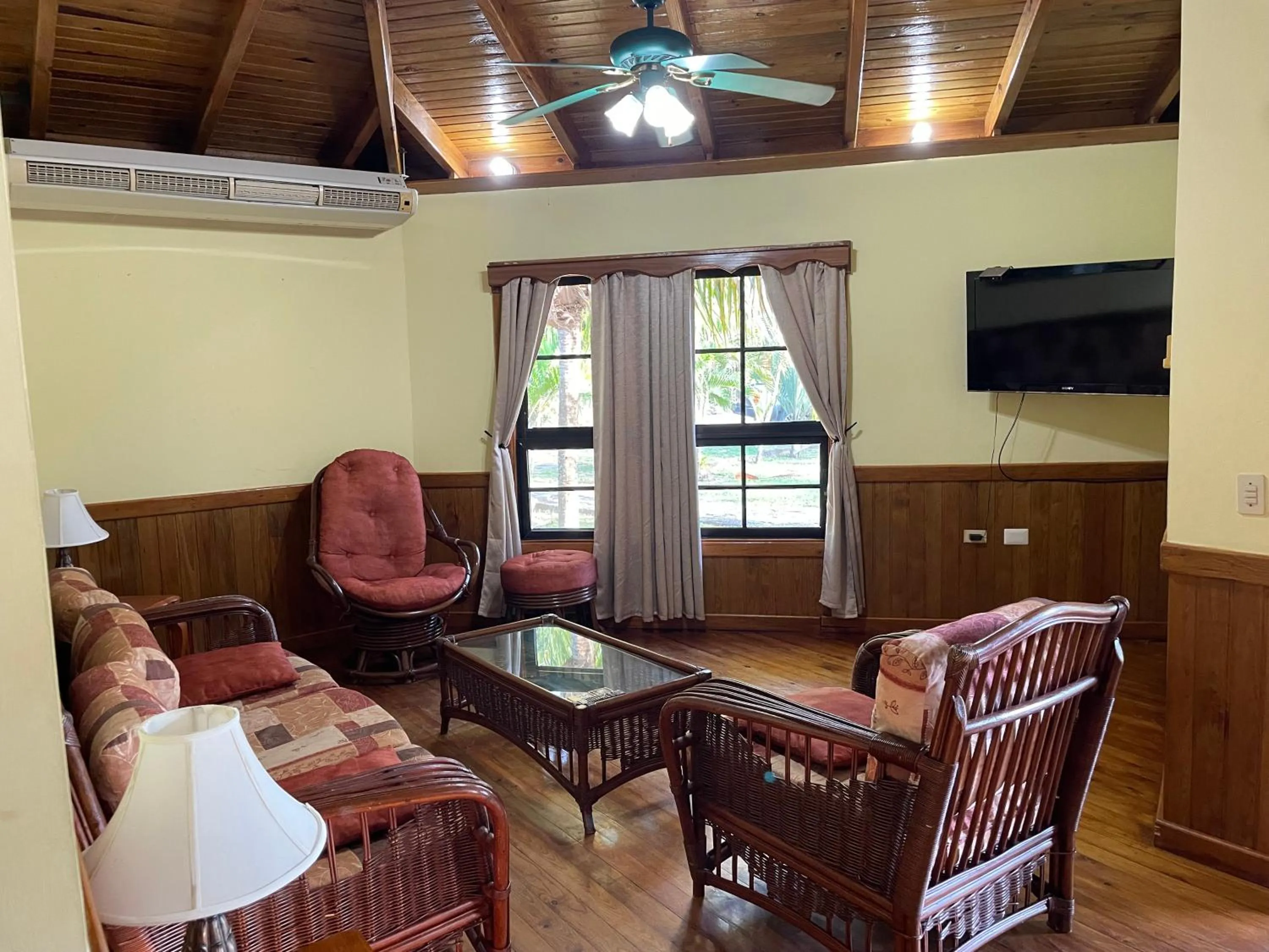 Living room in Honduras Shores Plantations