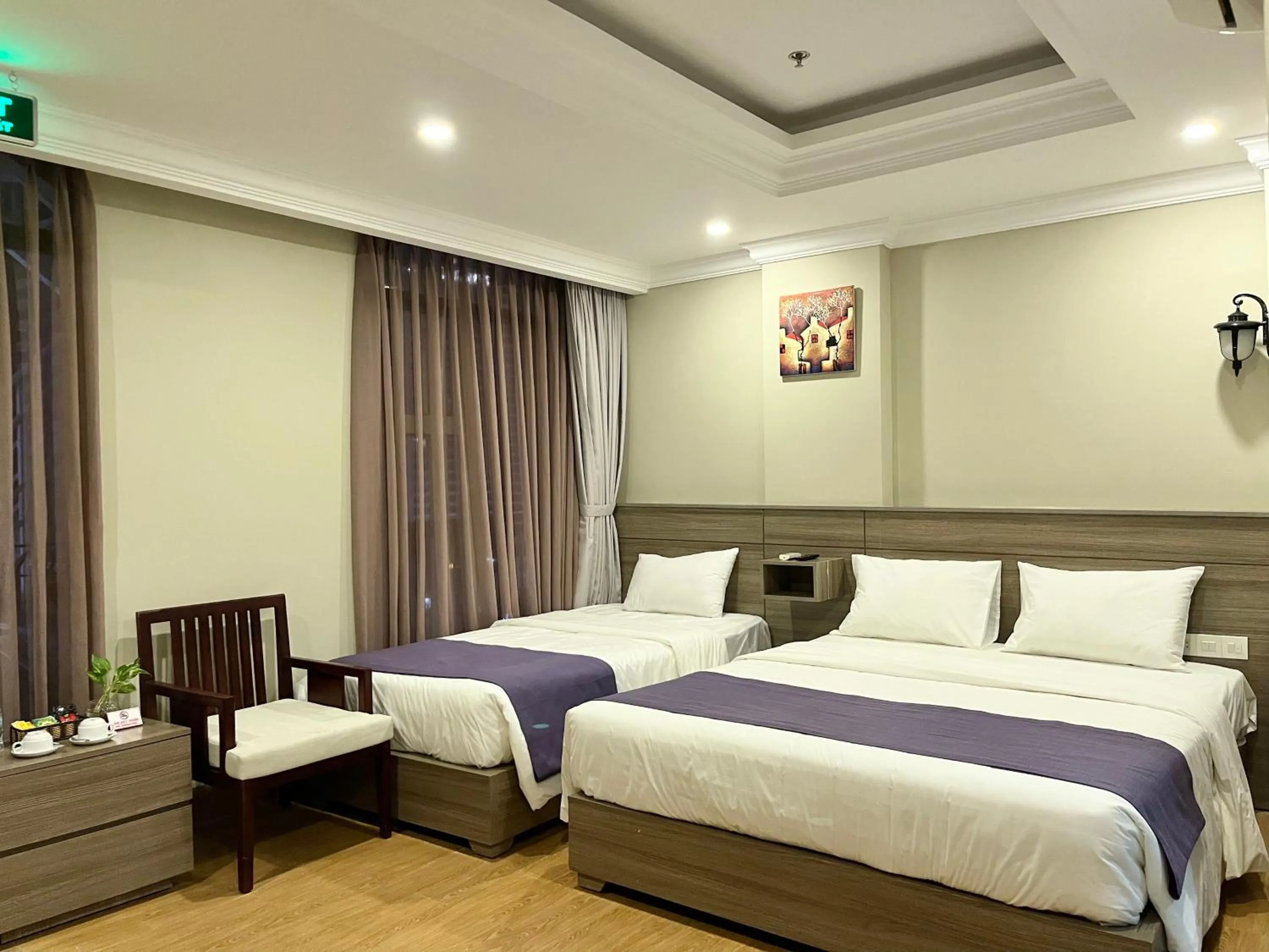 Bedroom, Bed in Yen Indochine