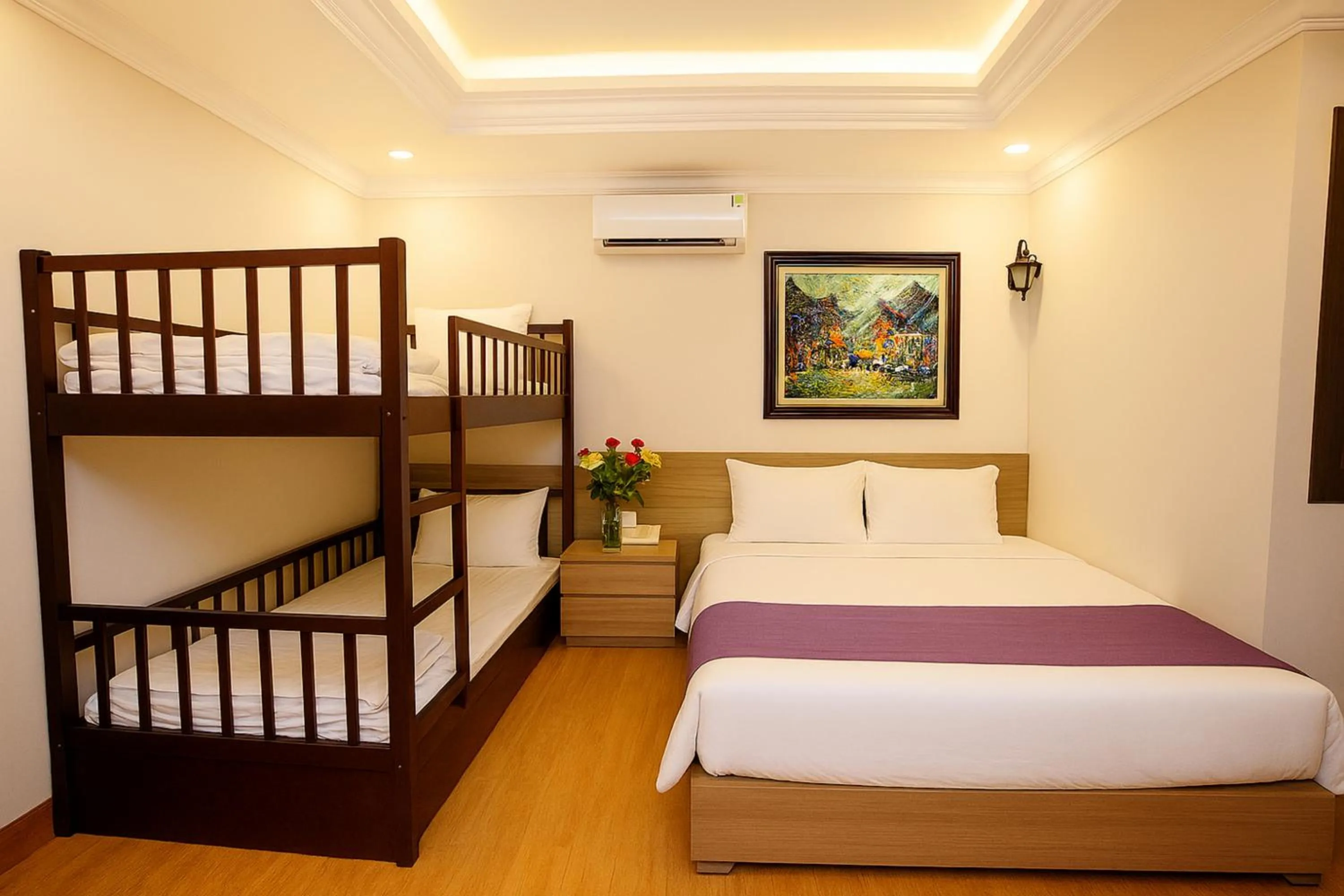 Bedroom, Bed in Yen Indochine