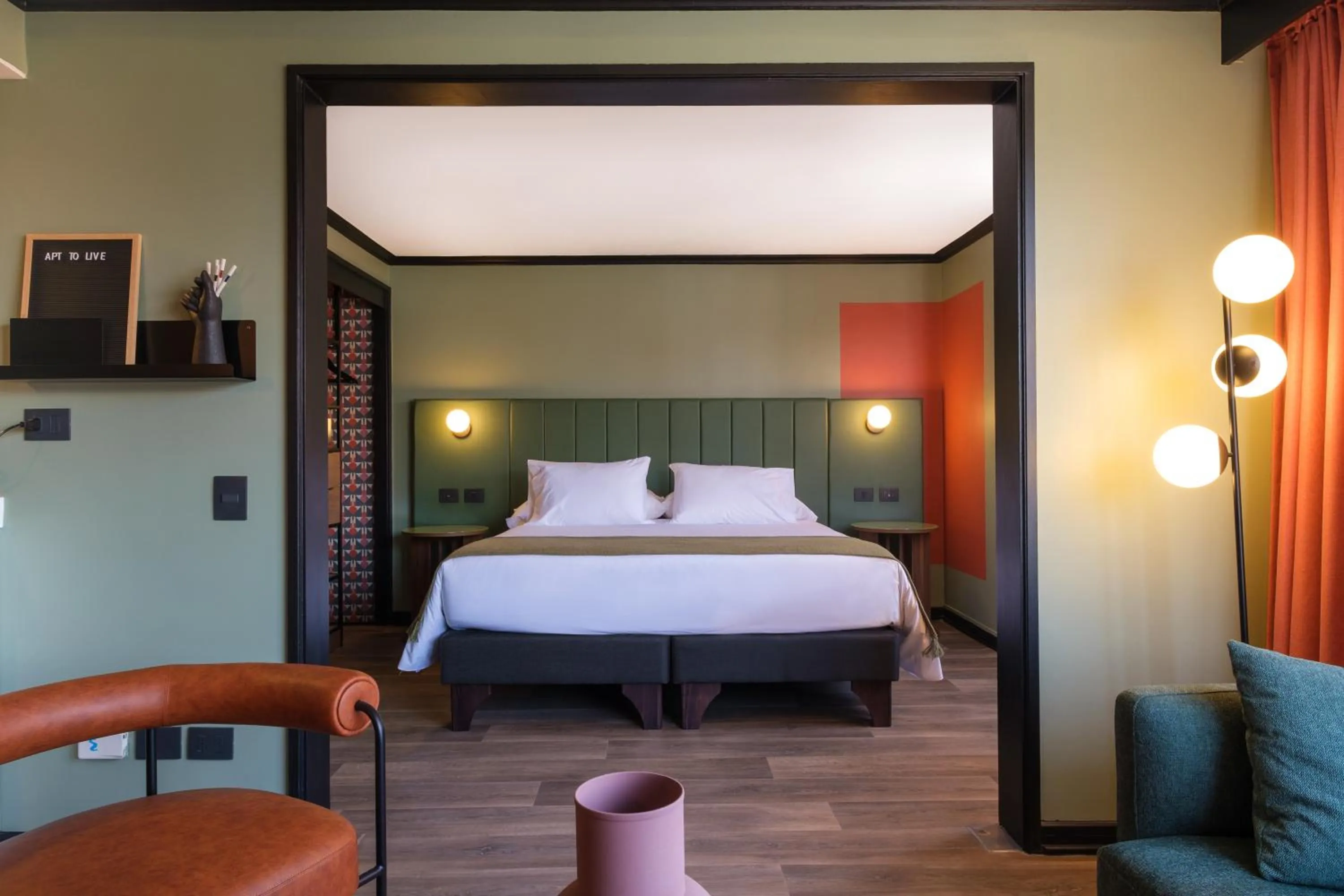 Bed in APT Serviced Apartments Santiago