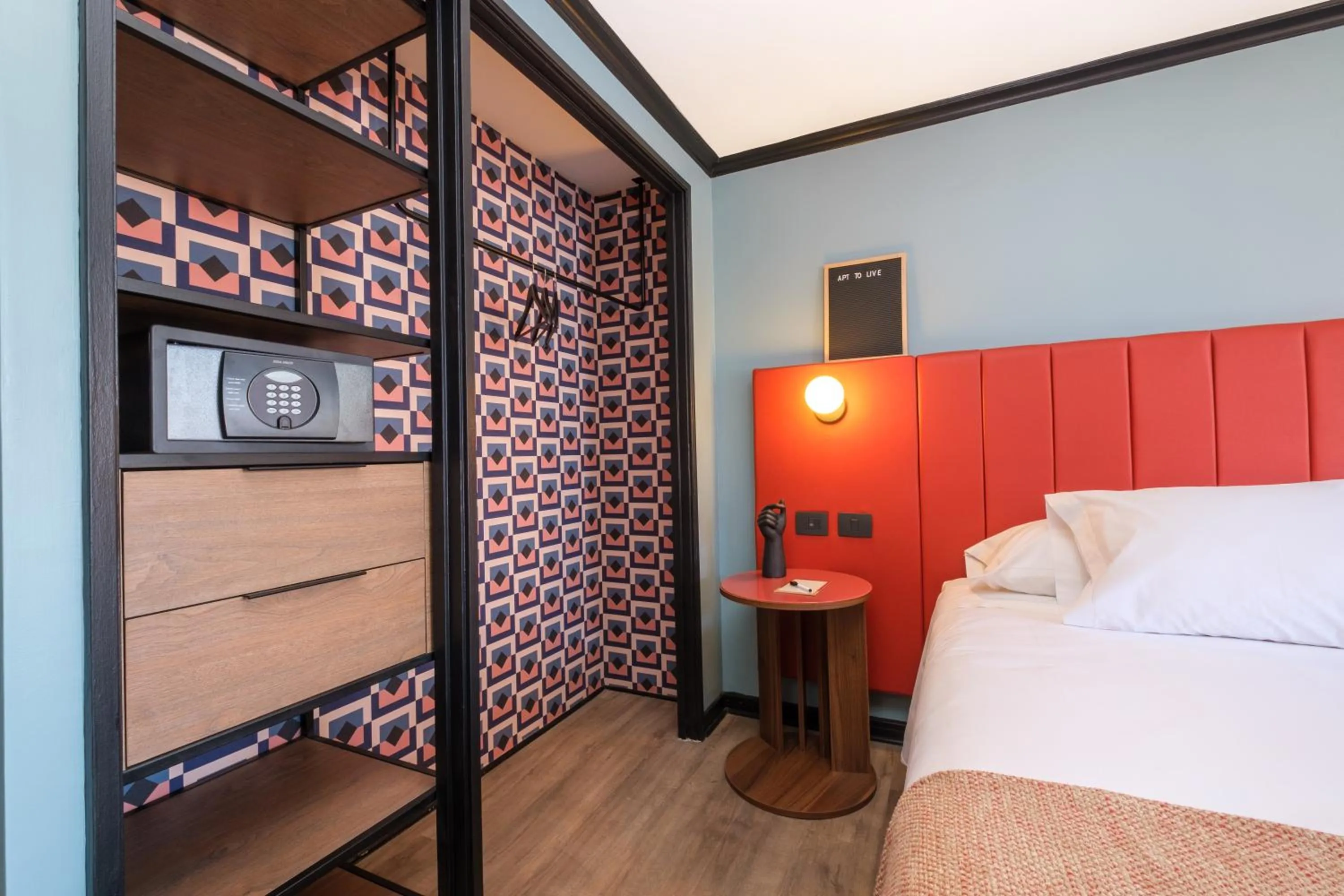 Photo of the whole room, Bed in APT Serviced Apartments Santiago