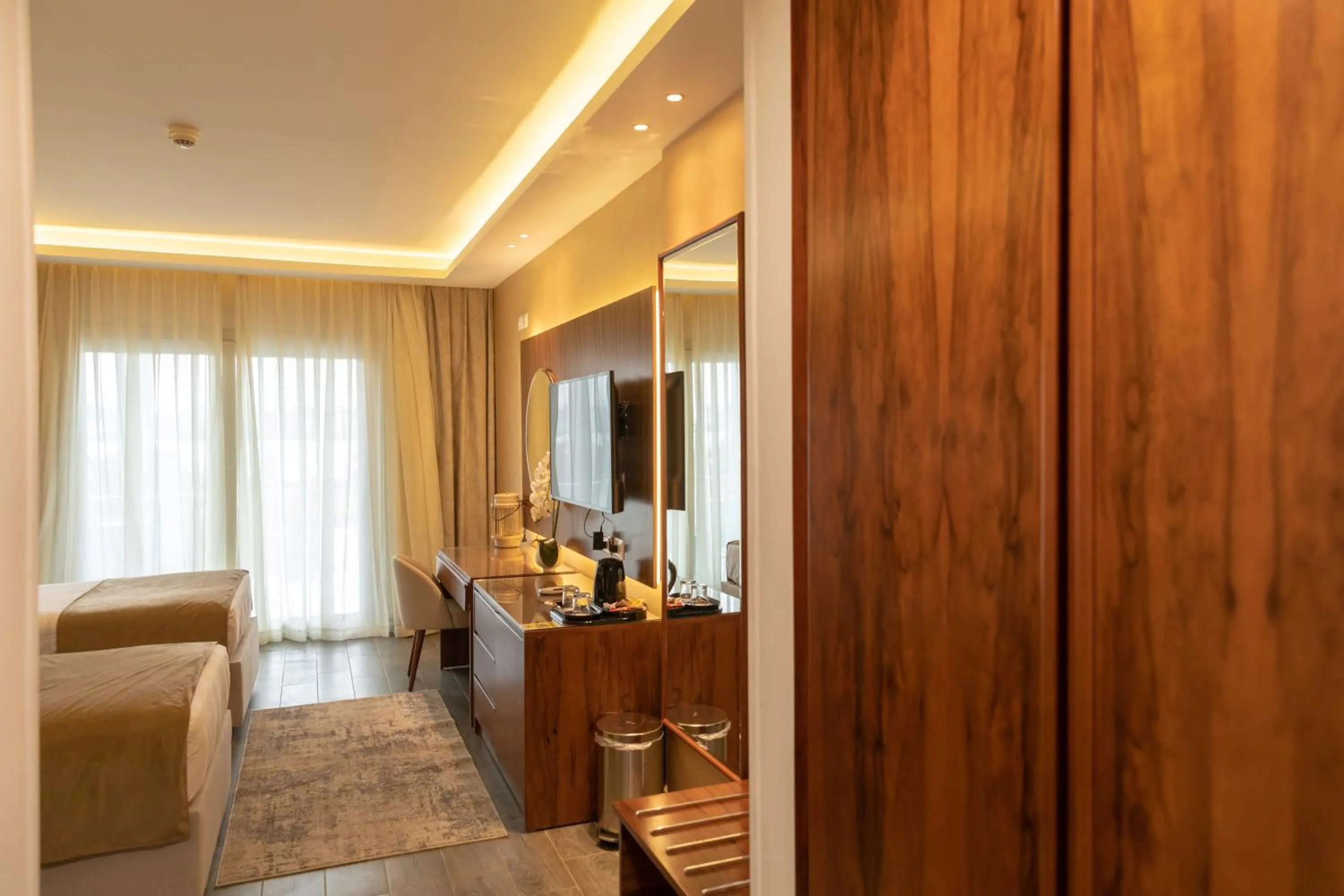 Bed in Nile Club hotel