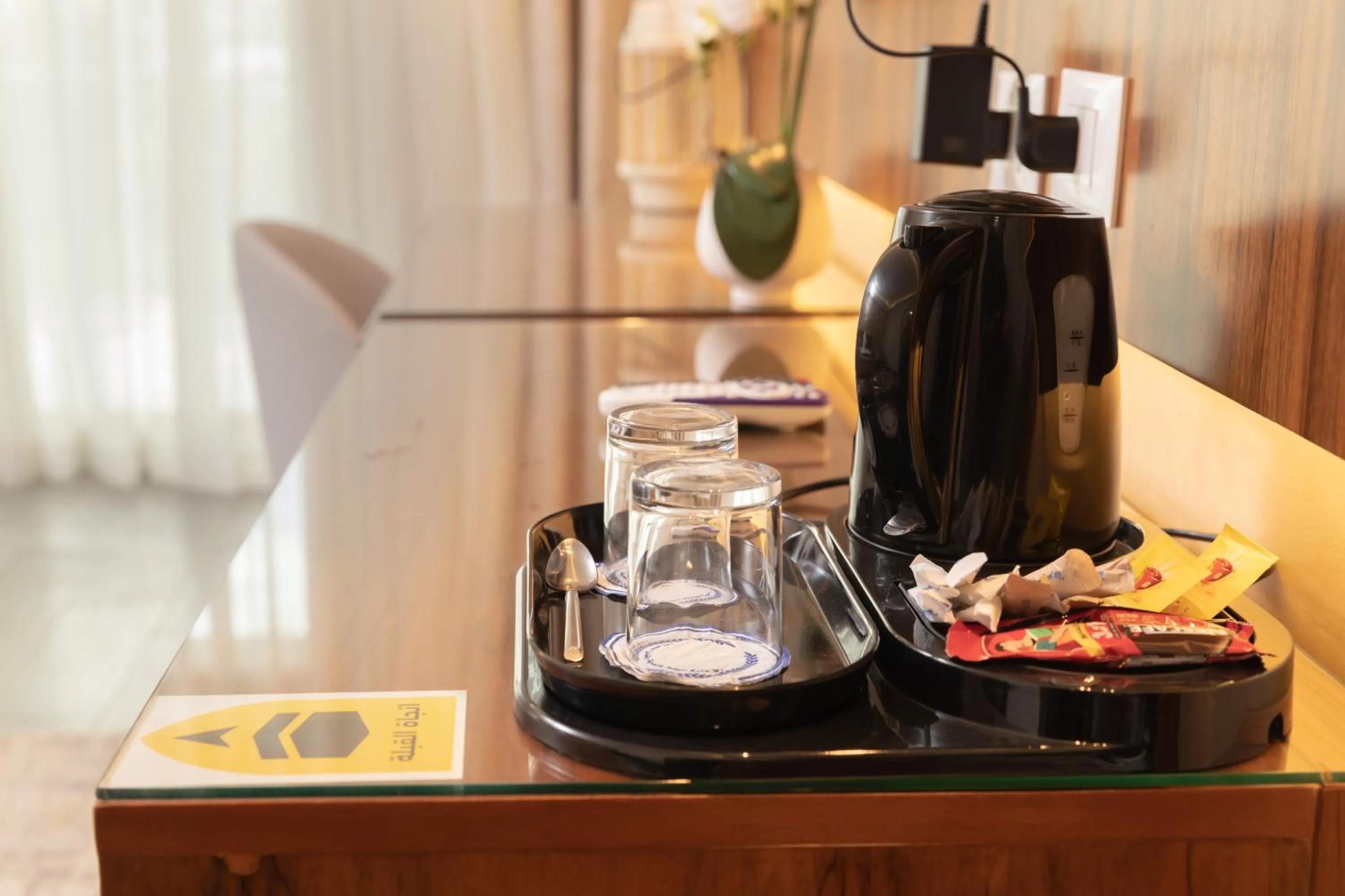 Coffee/tea facilities in Nile Club hotel