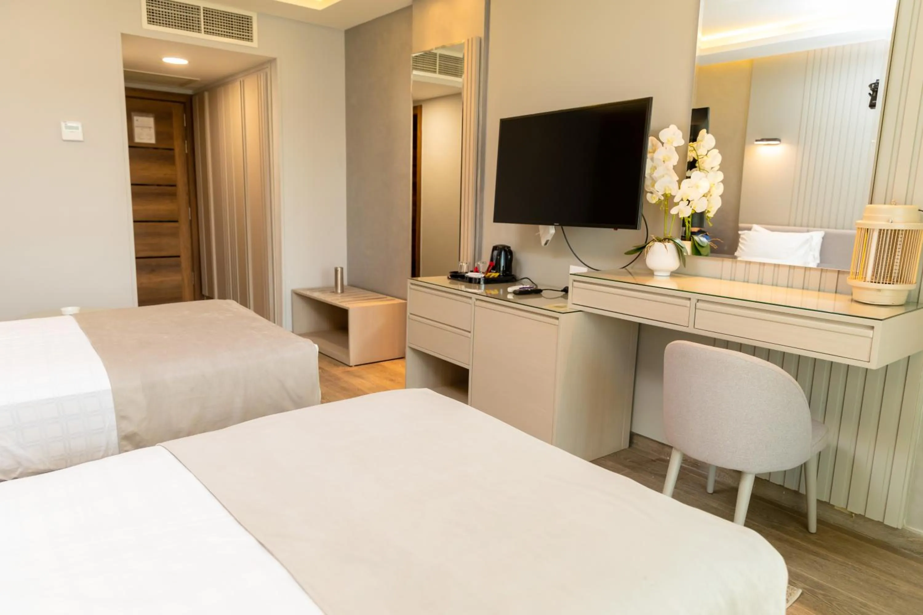 Bed in Nile Club hotel