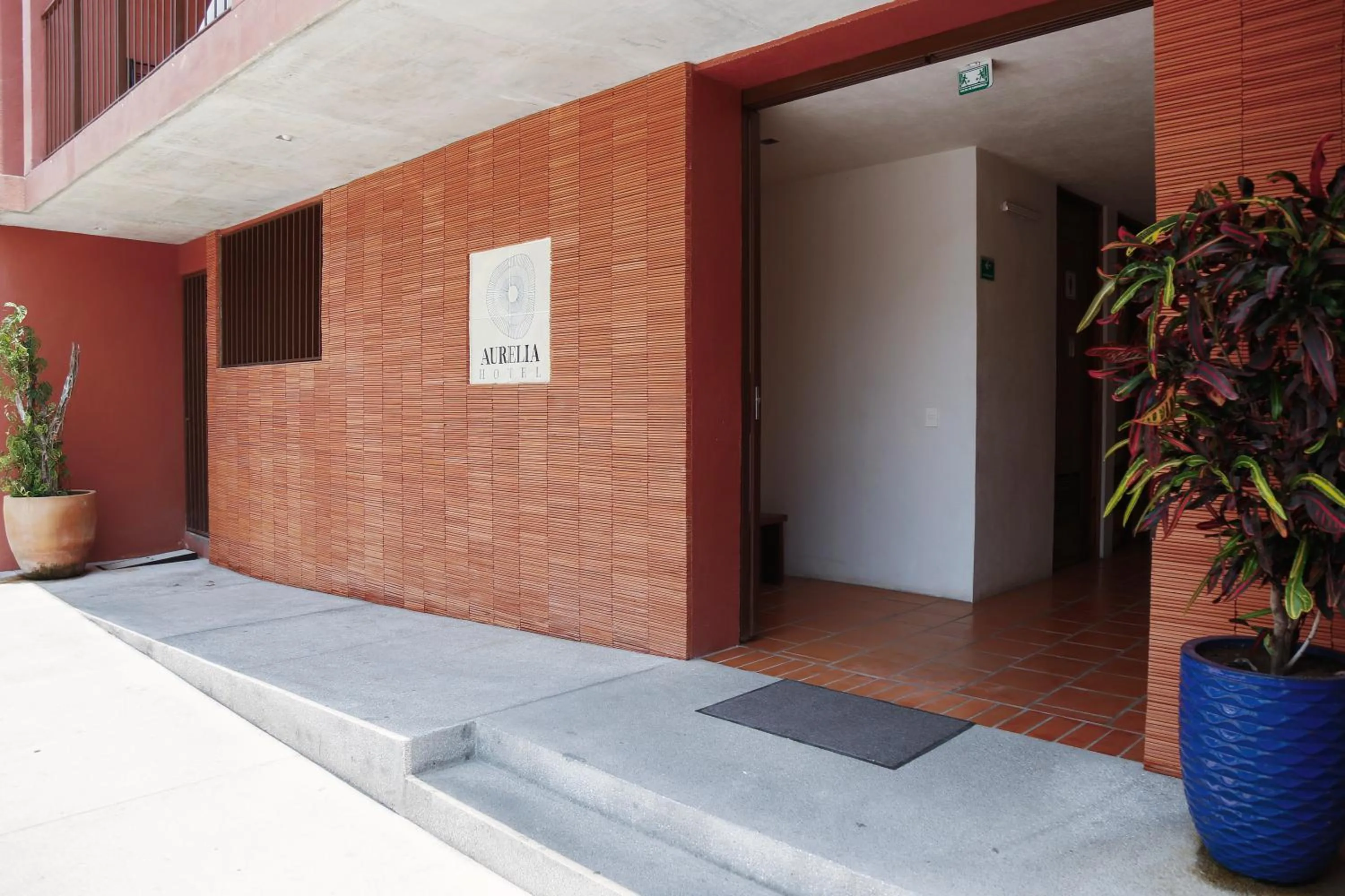 Facade/entrance in HOTEL AURELIA