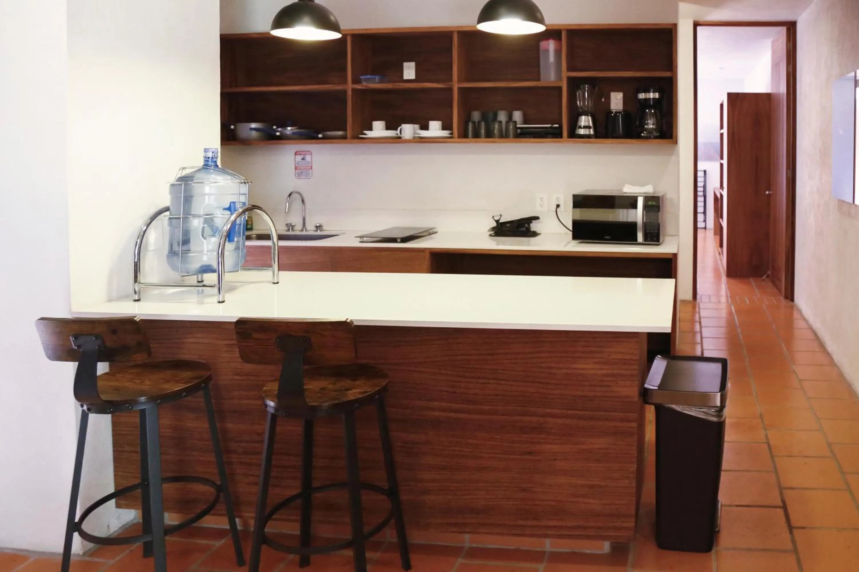 Kitchen or kitchenette in HOTEL AURELIA