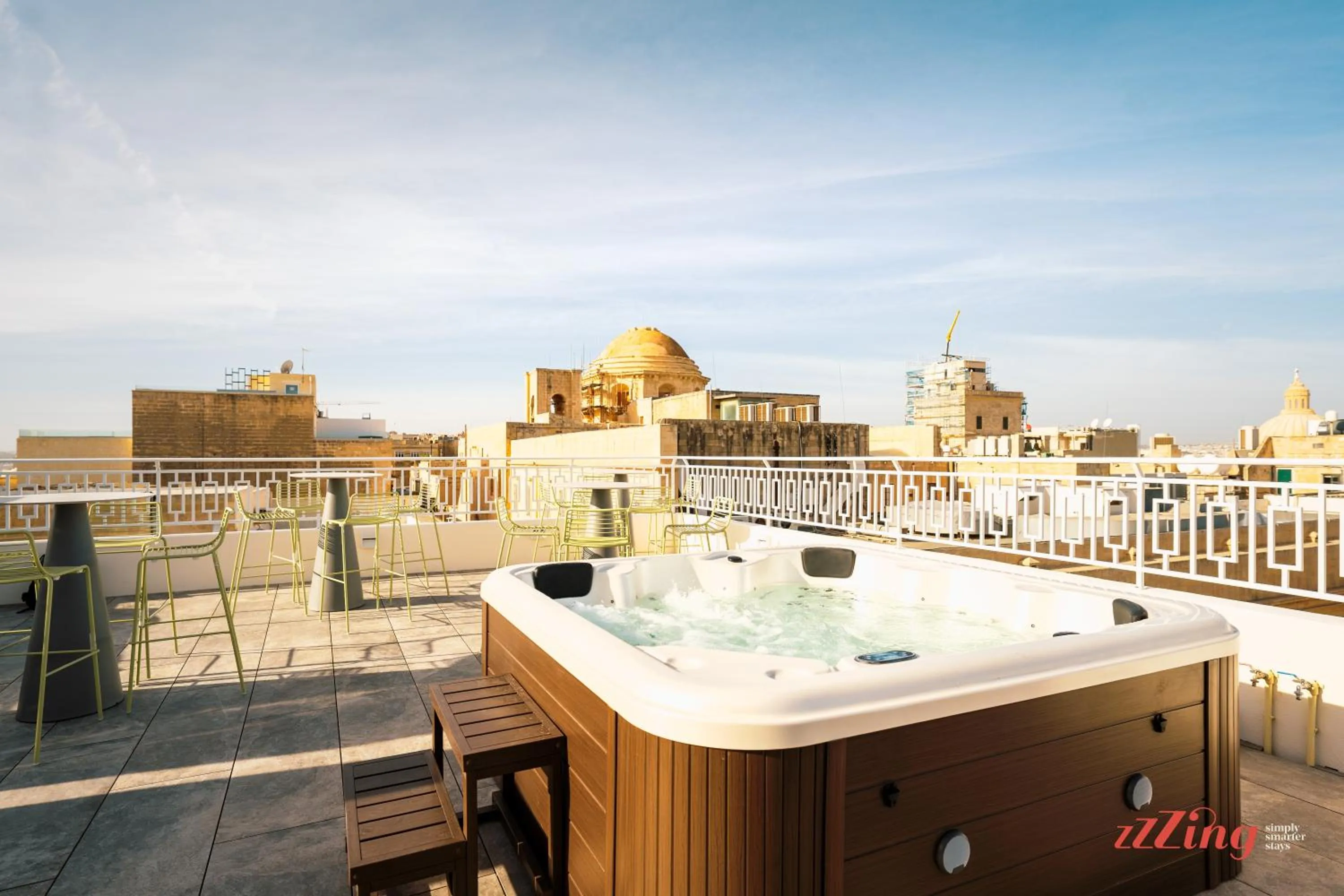 Hot Tub in Avalon Boutique Hotel Valletta