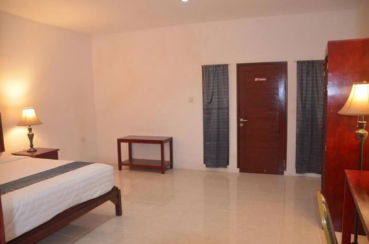 Bed in AMIGOS BUNGALOWS GILI MENO