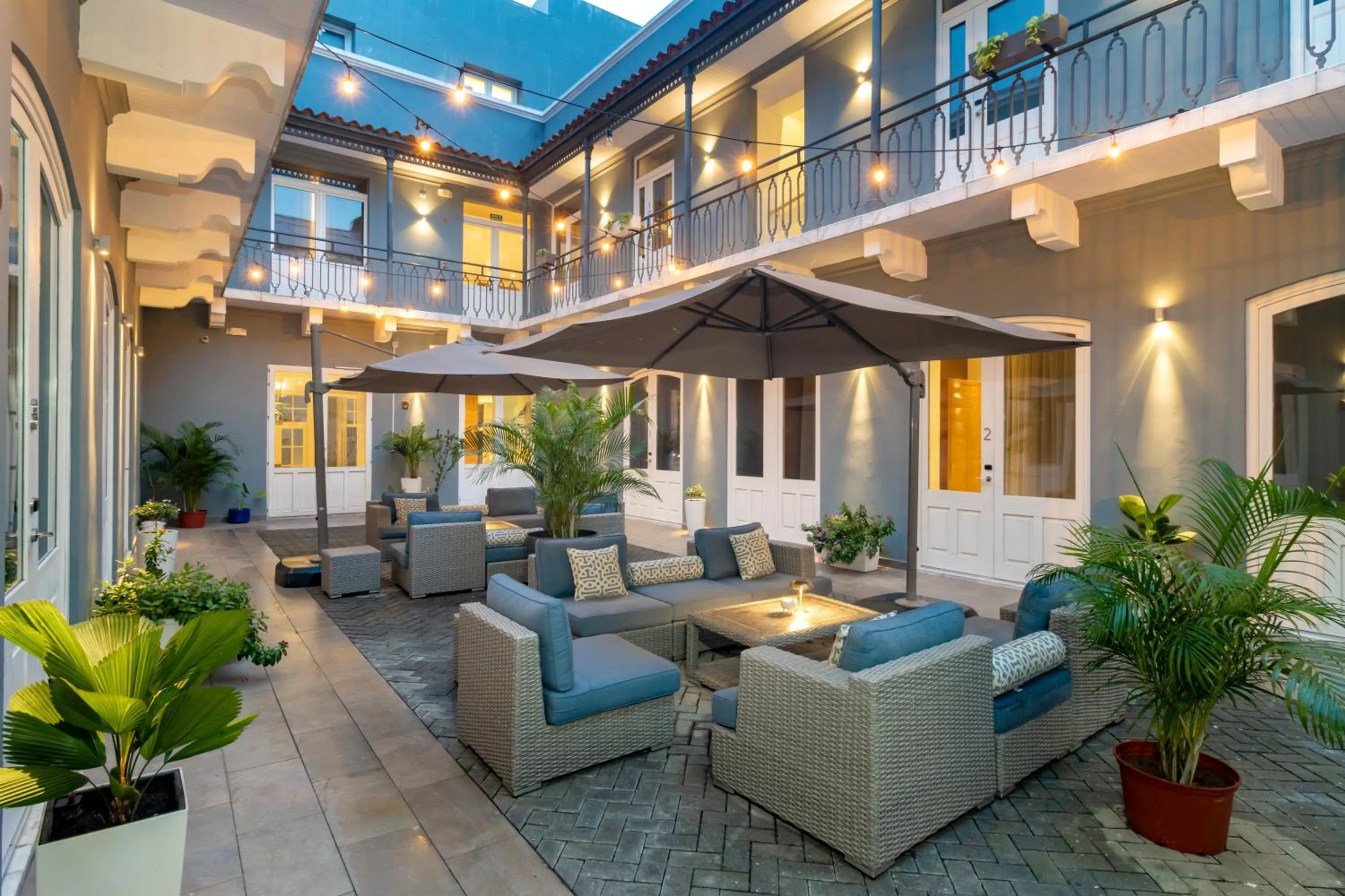 Patio in Hotel San Felipe