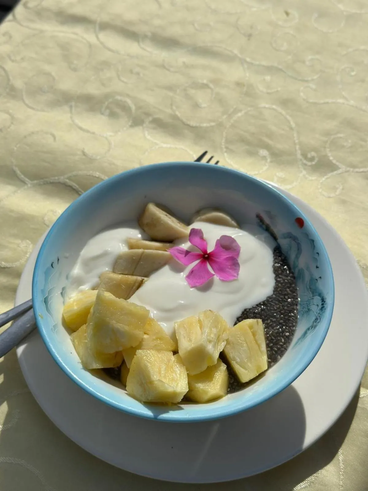 Breakfast in golden hotel dondet