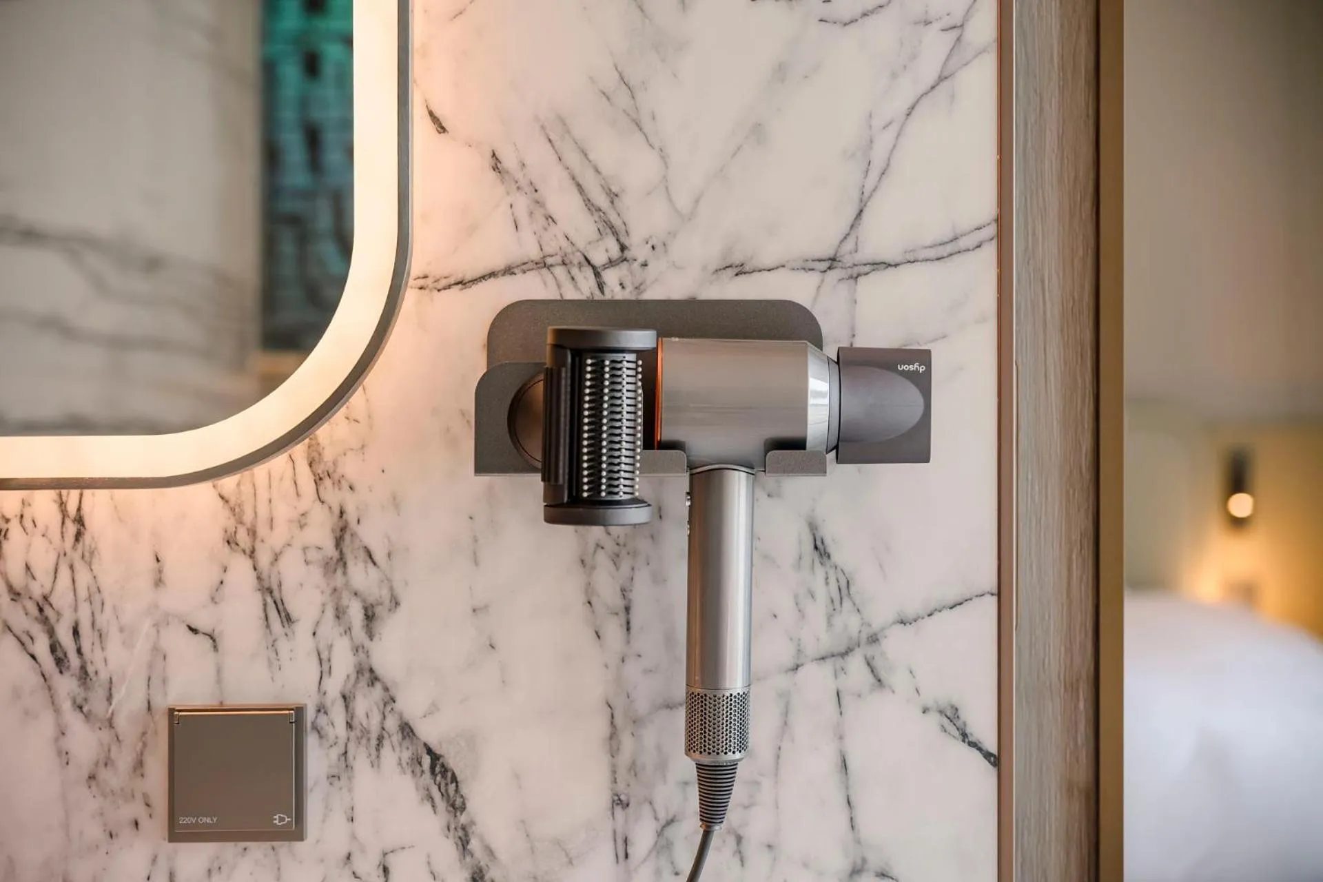 hair dryier in Jeju Bolton Hotel