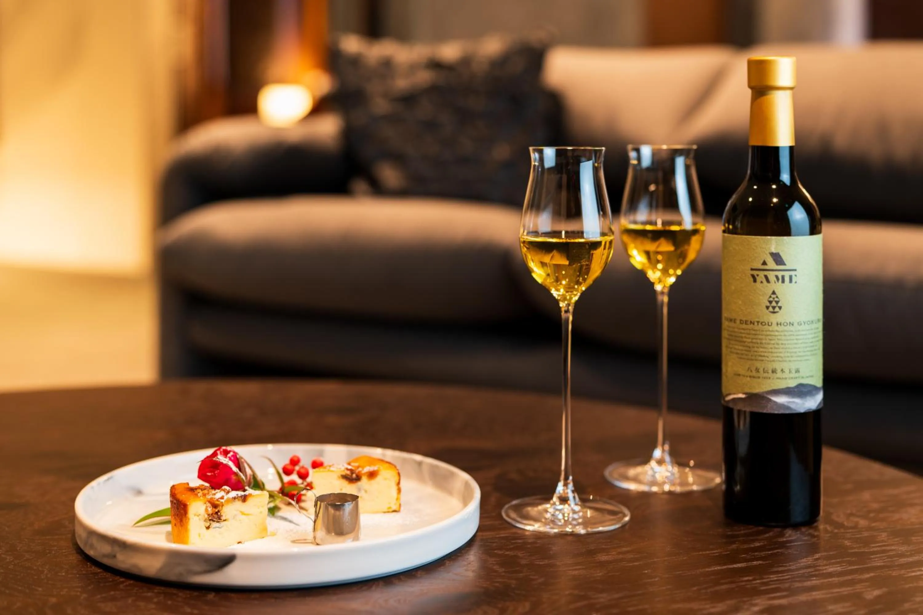 Food and drinks in Gekkoju Yufuin