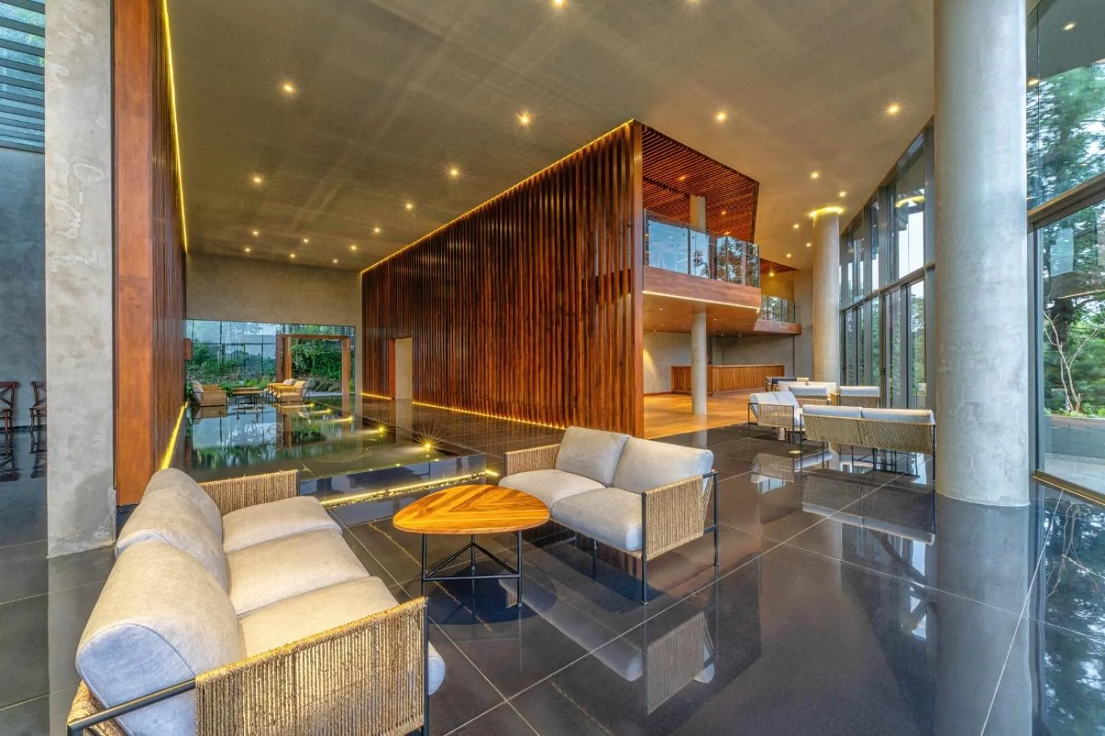 Living room in The Trees, Kandy