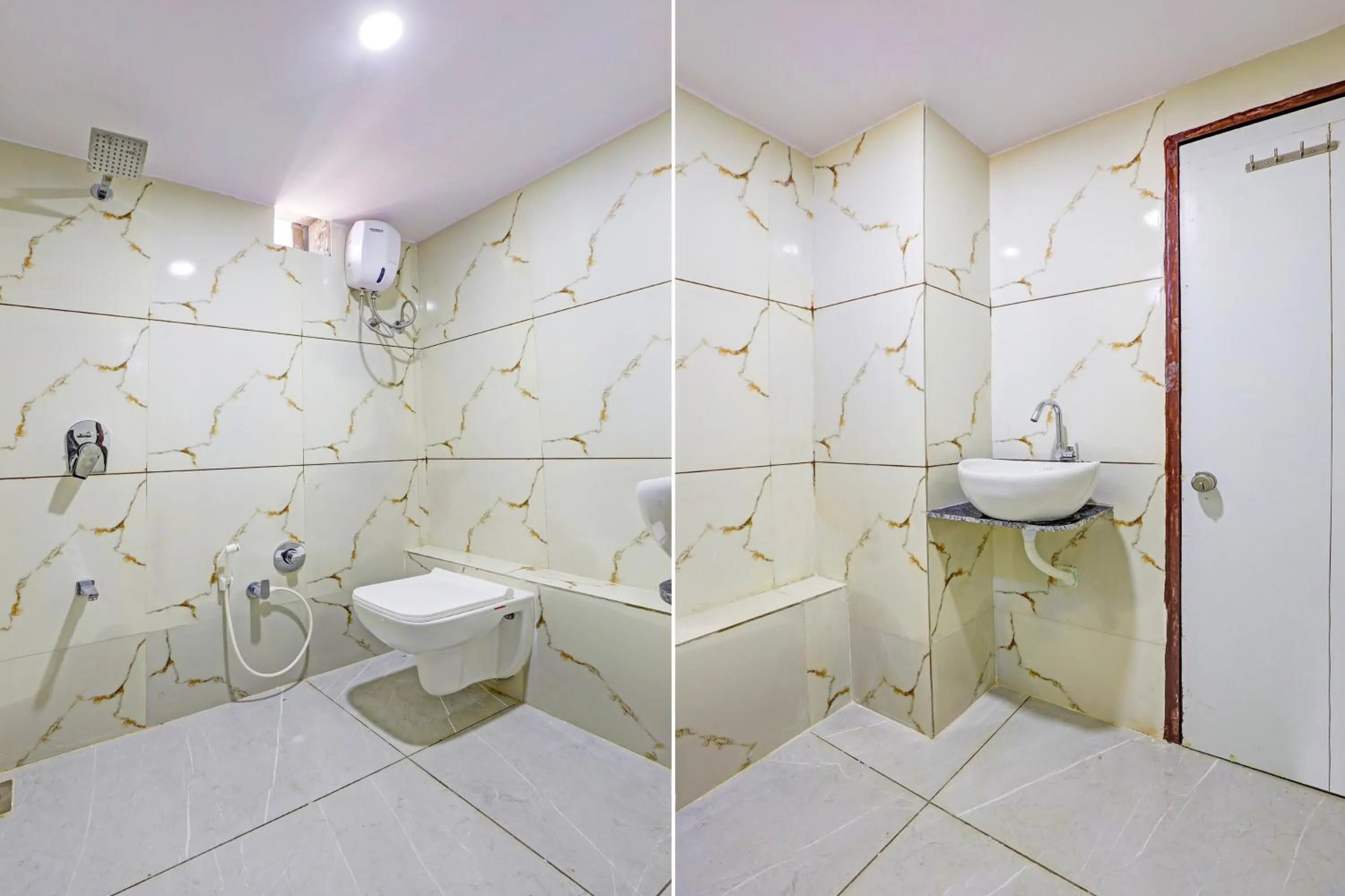 Bathroom in Hotel O Golden Near Haroni Road