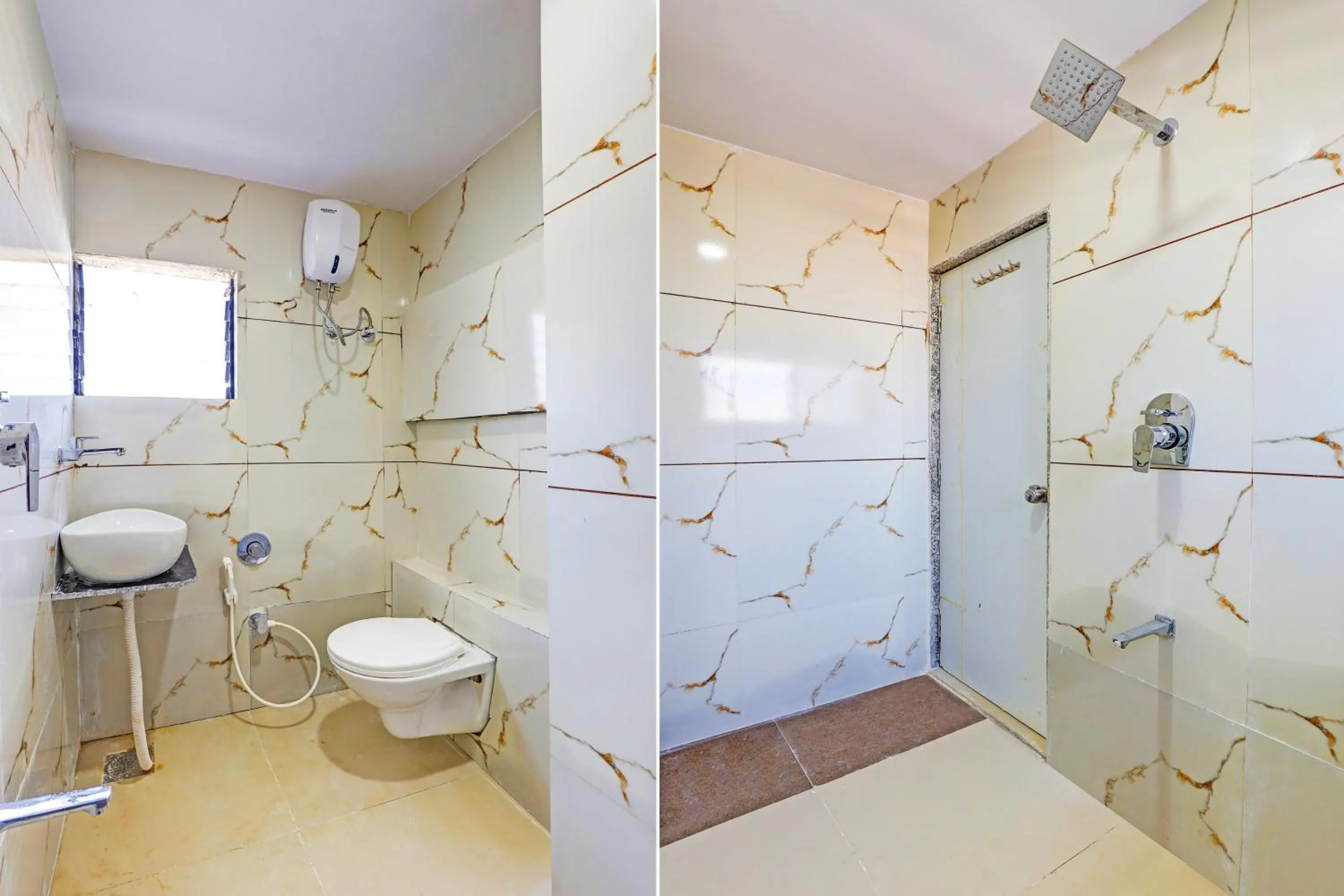 Bathroom in Hotel O Golden Near Haroni Road