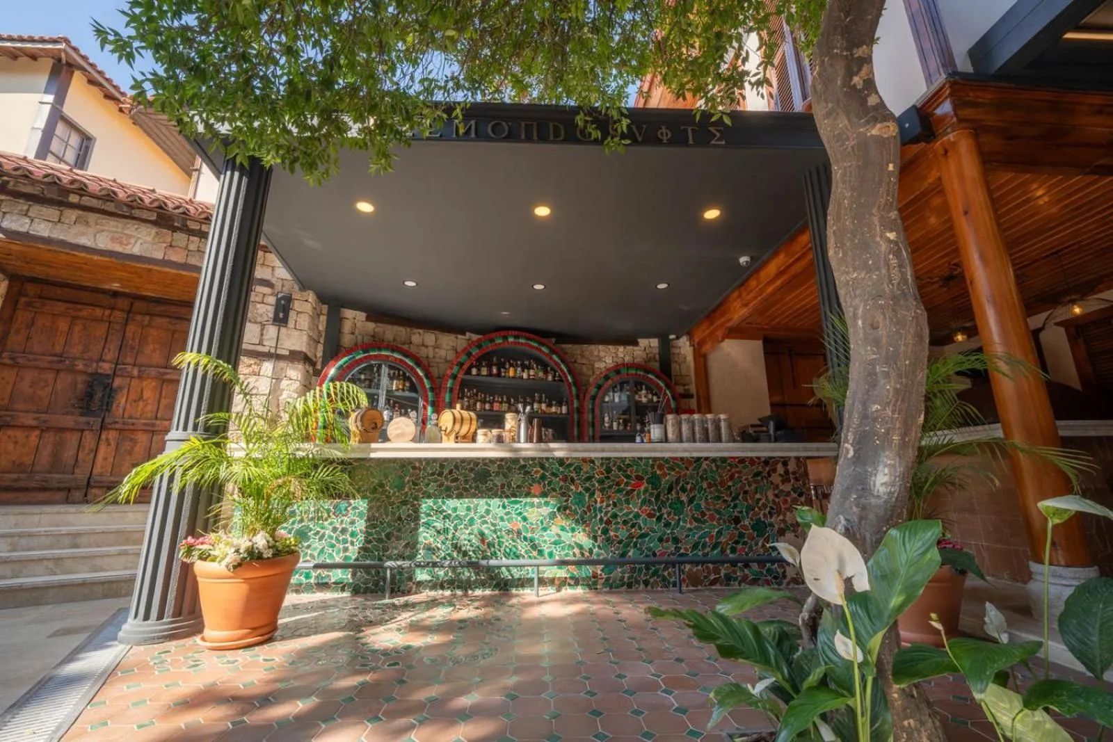 Patio in Belmondo Suites Old Town Antalya