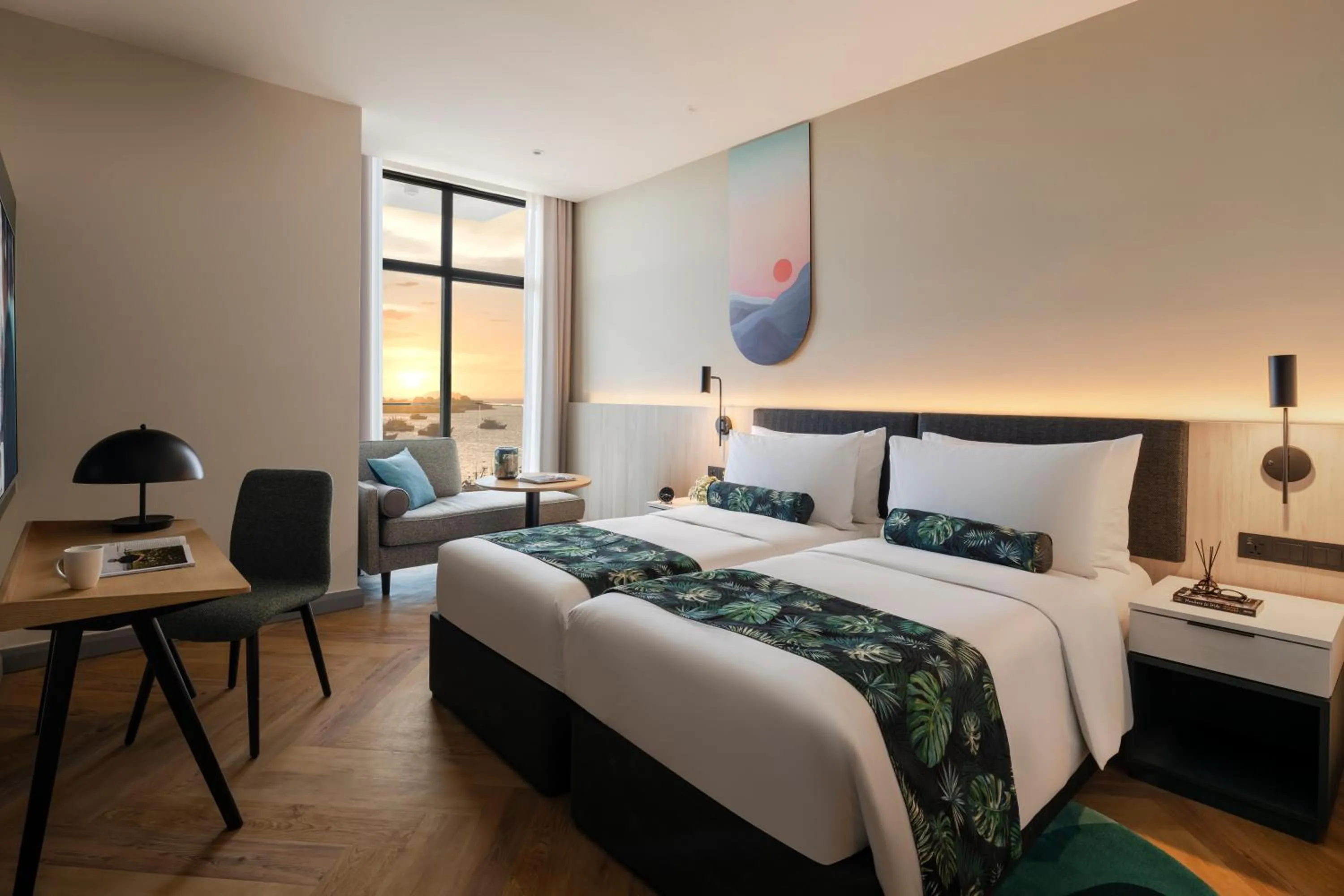 Bed in Citadines Waterfront Kota Kinabalu