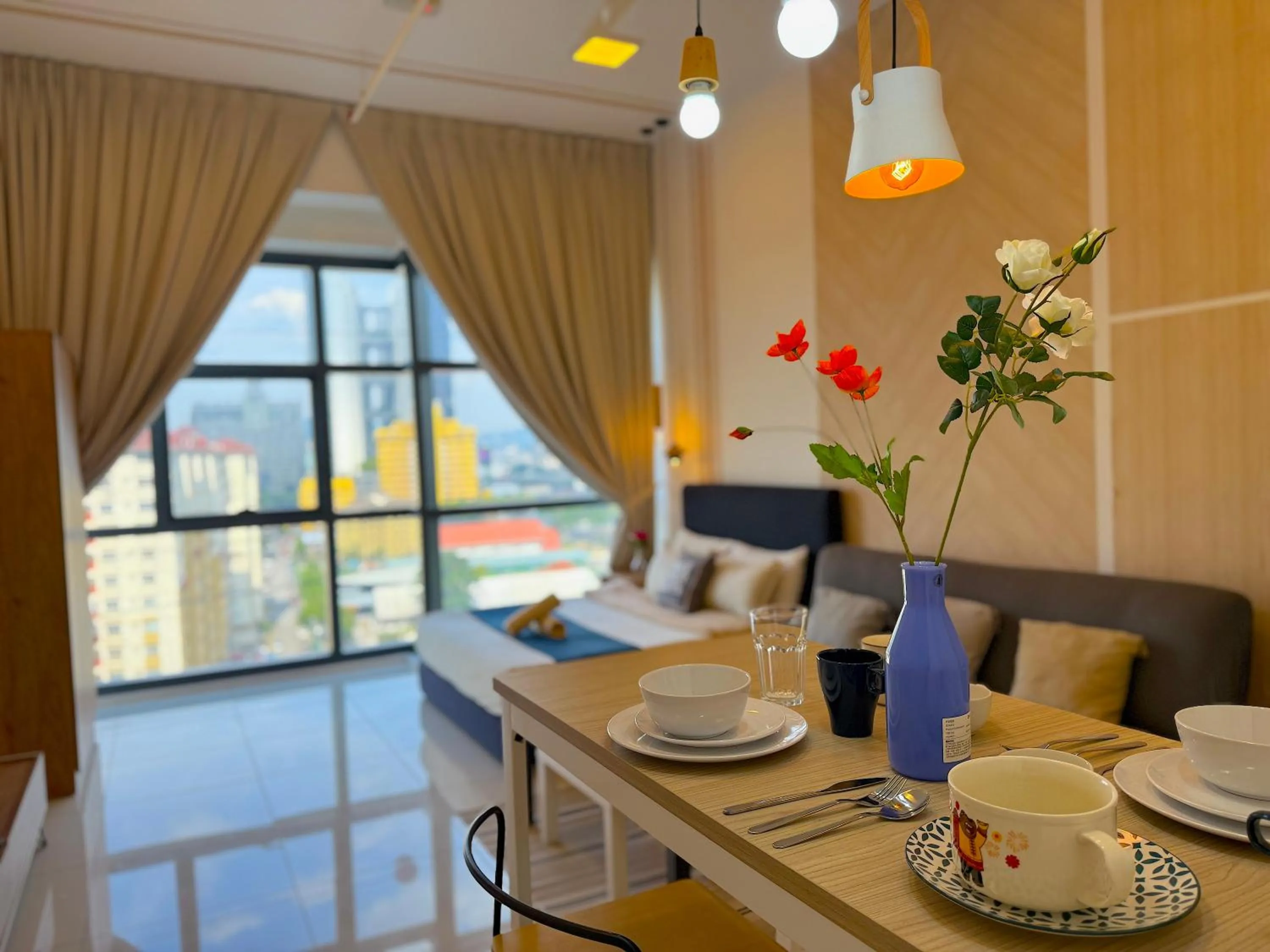 Seating area in 3 Towers Jalan Ampang By Serenity Vacation Homes