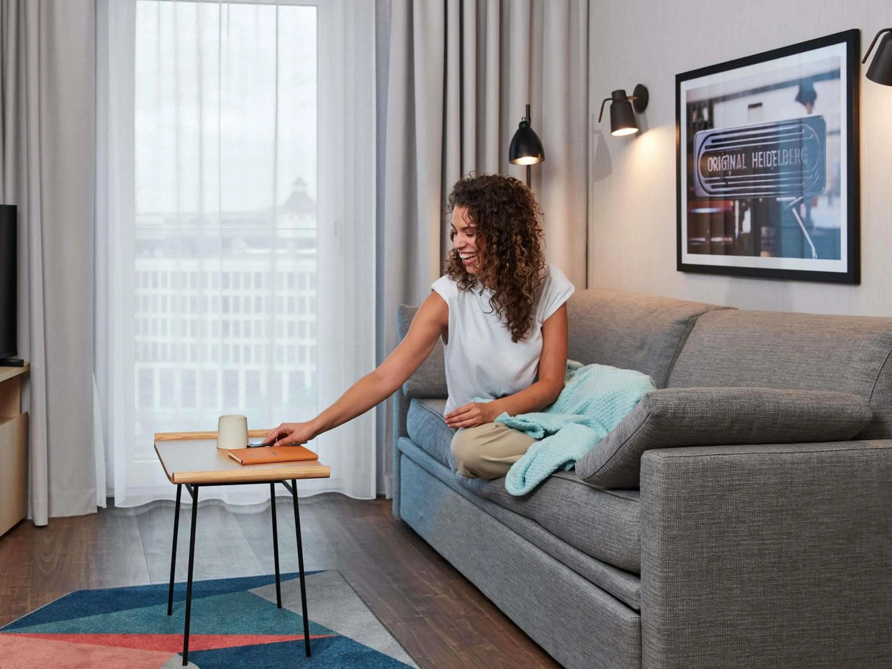 Bedroom in Aparthotel Adagio Heidelberg