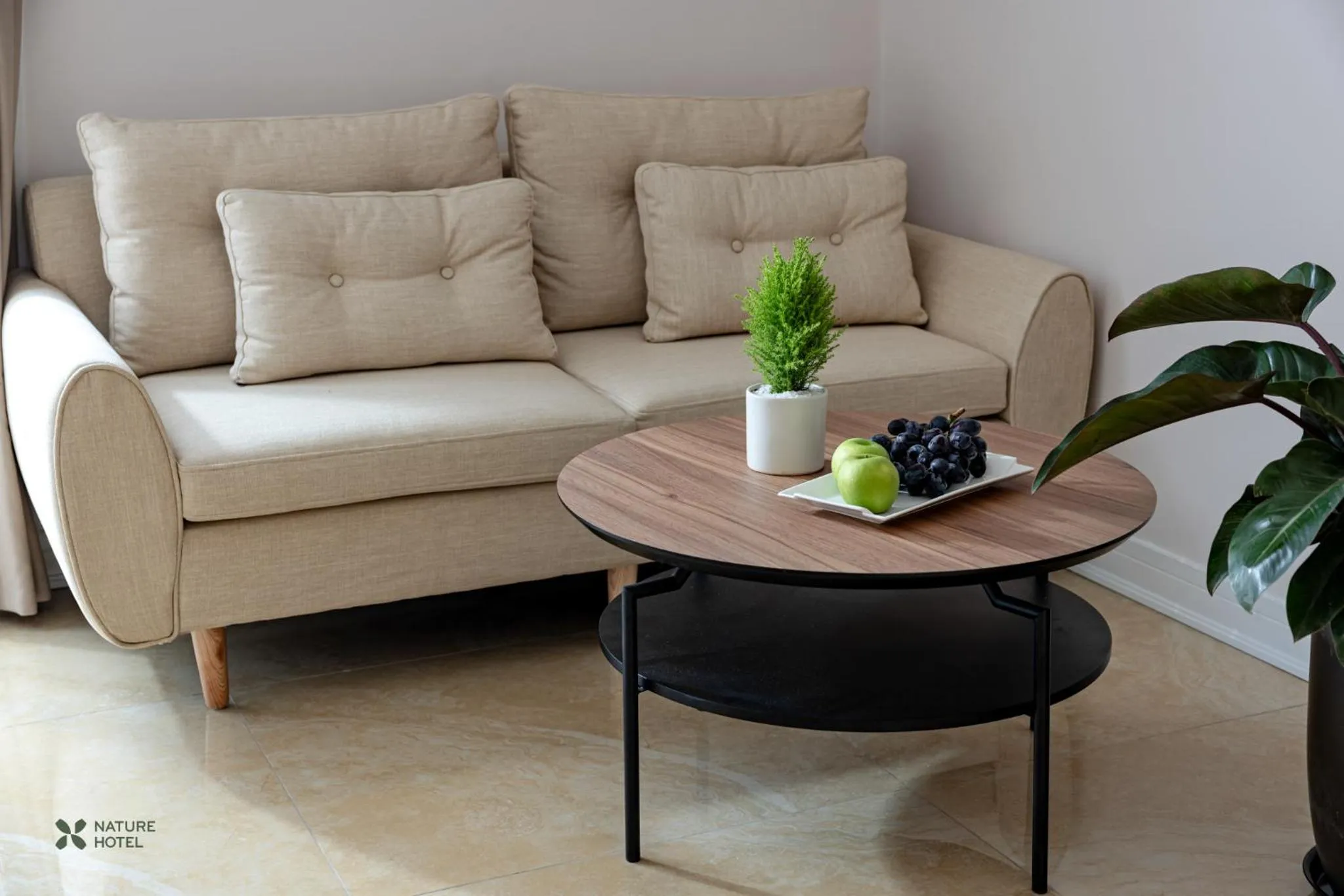 Seating area in Nature Hotel