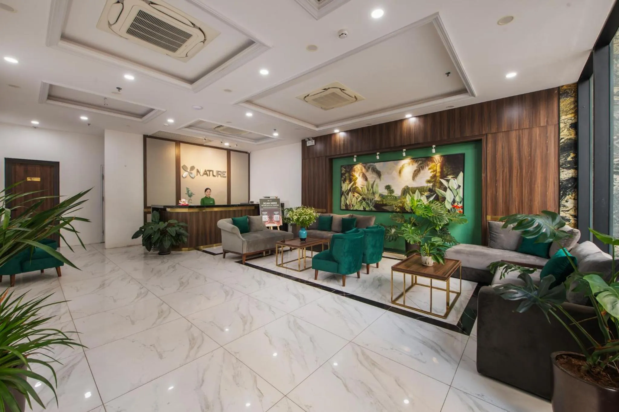 Lobby or reception in Nature Hotel