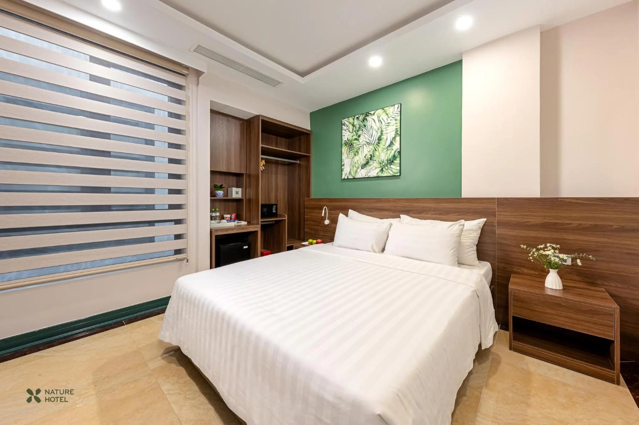 View (from property/room), Bed in Nature Hotel