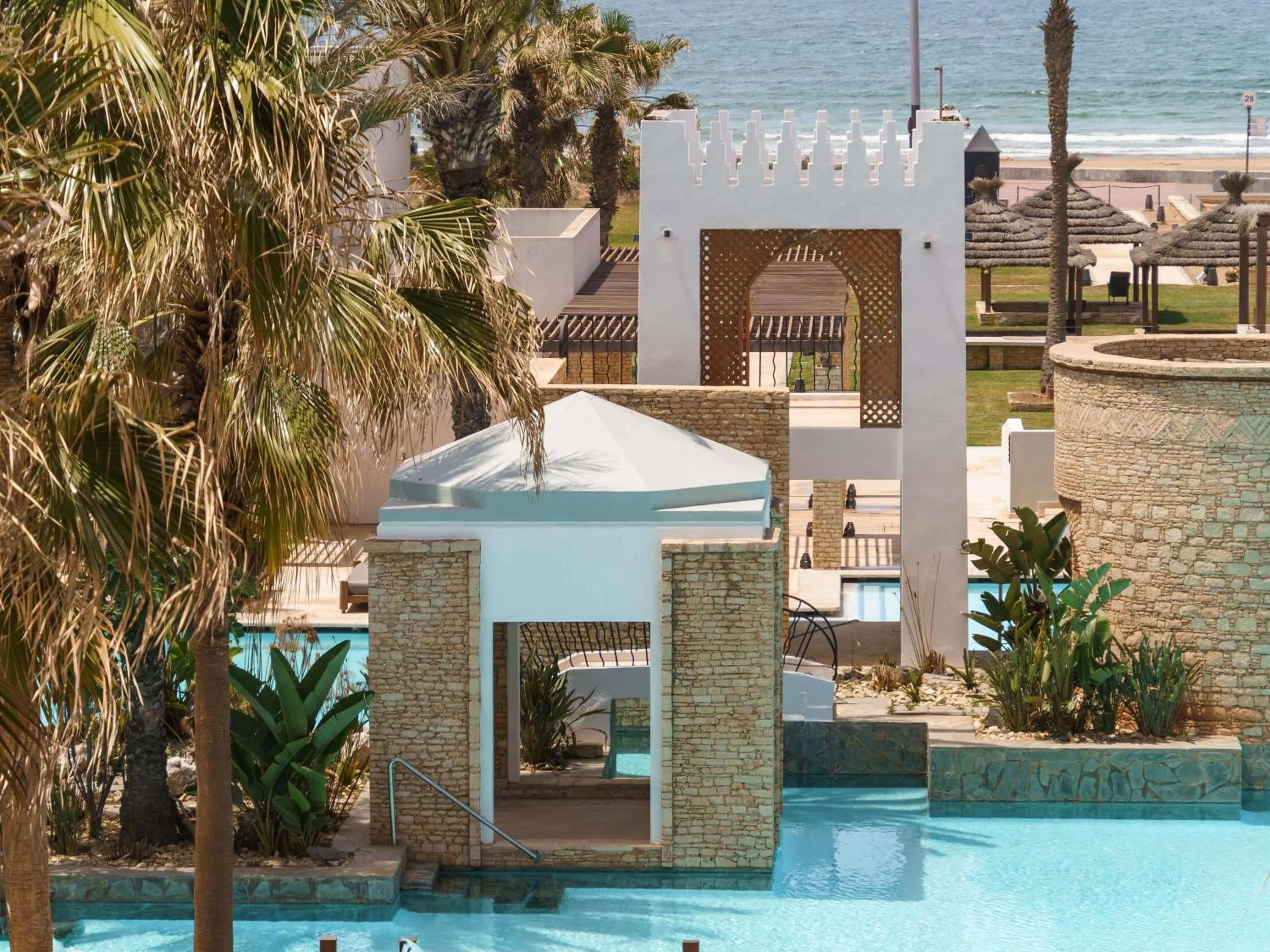 Pool view in Sofitel Agadir Royal Bay Resort
