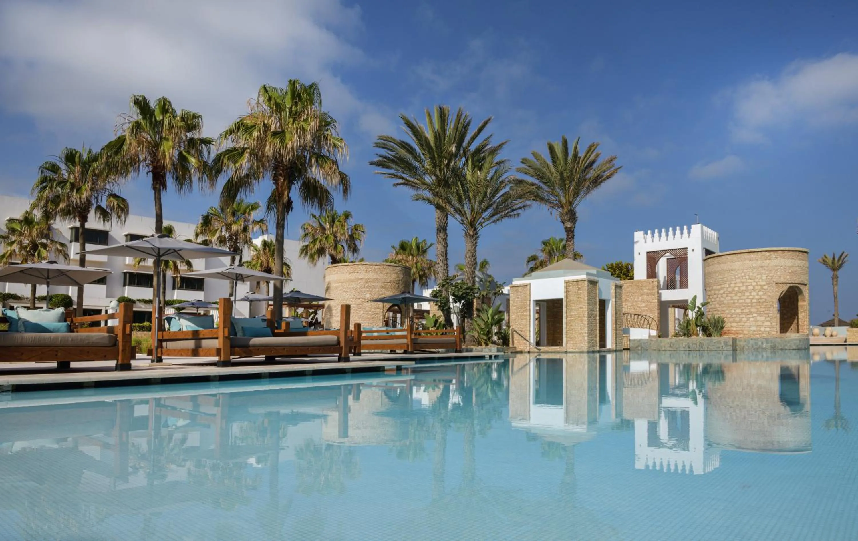 Pool view in Sofitel Agadir Royal Bay Resort