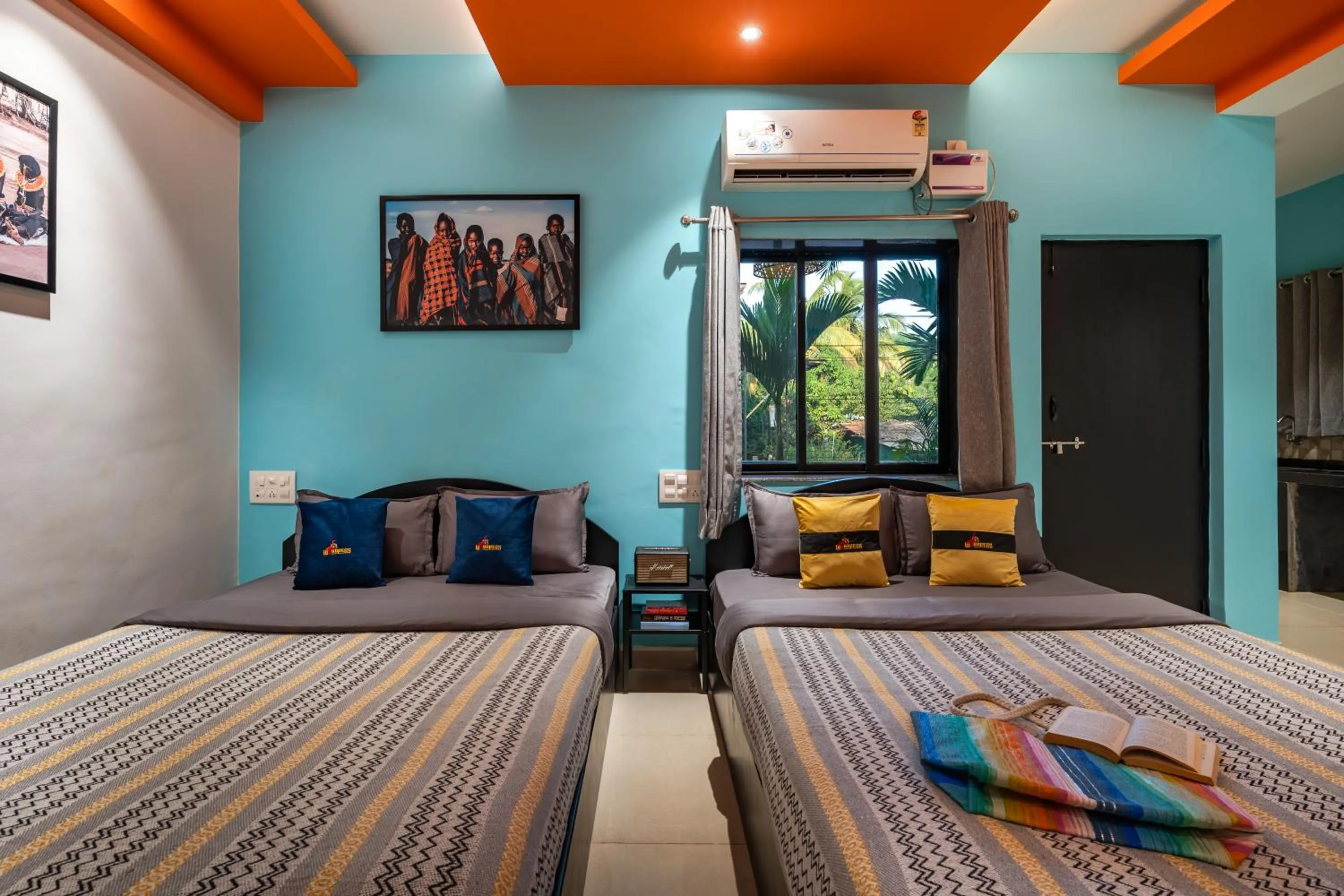 Photo of the whole room, Bed in Whoopers Boutique Hotel Morjim