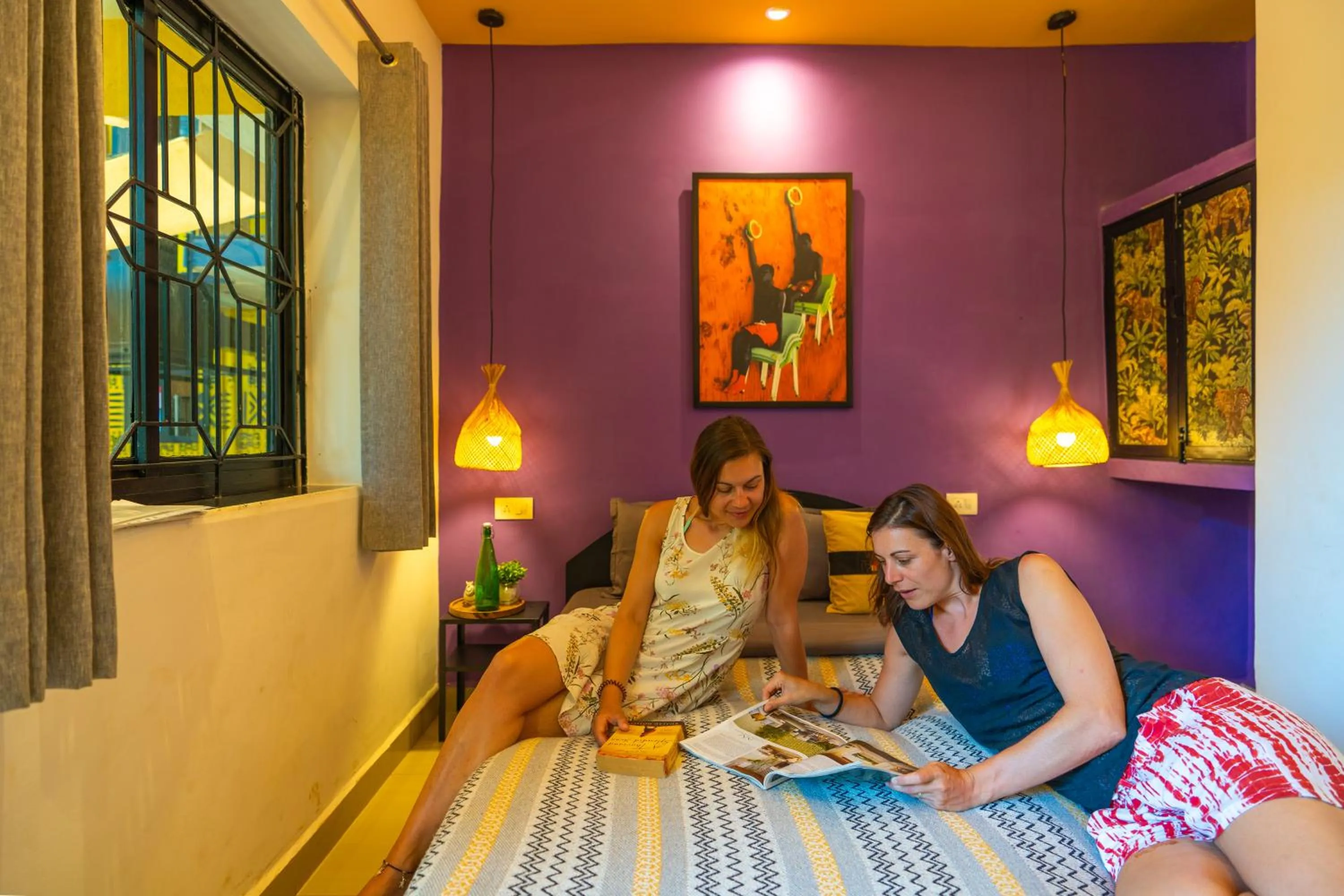 Photo of the whole room, Bed in Whoopers Boutique Hotel Morjim