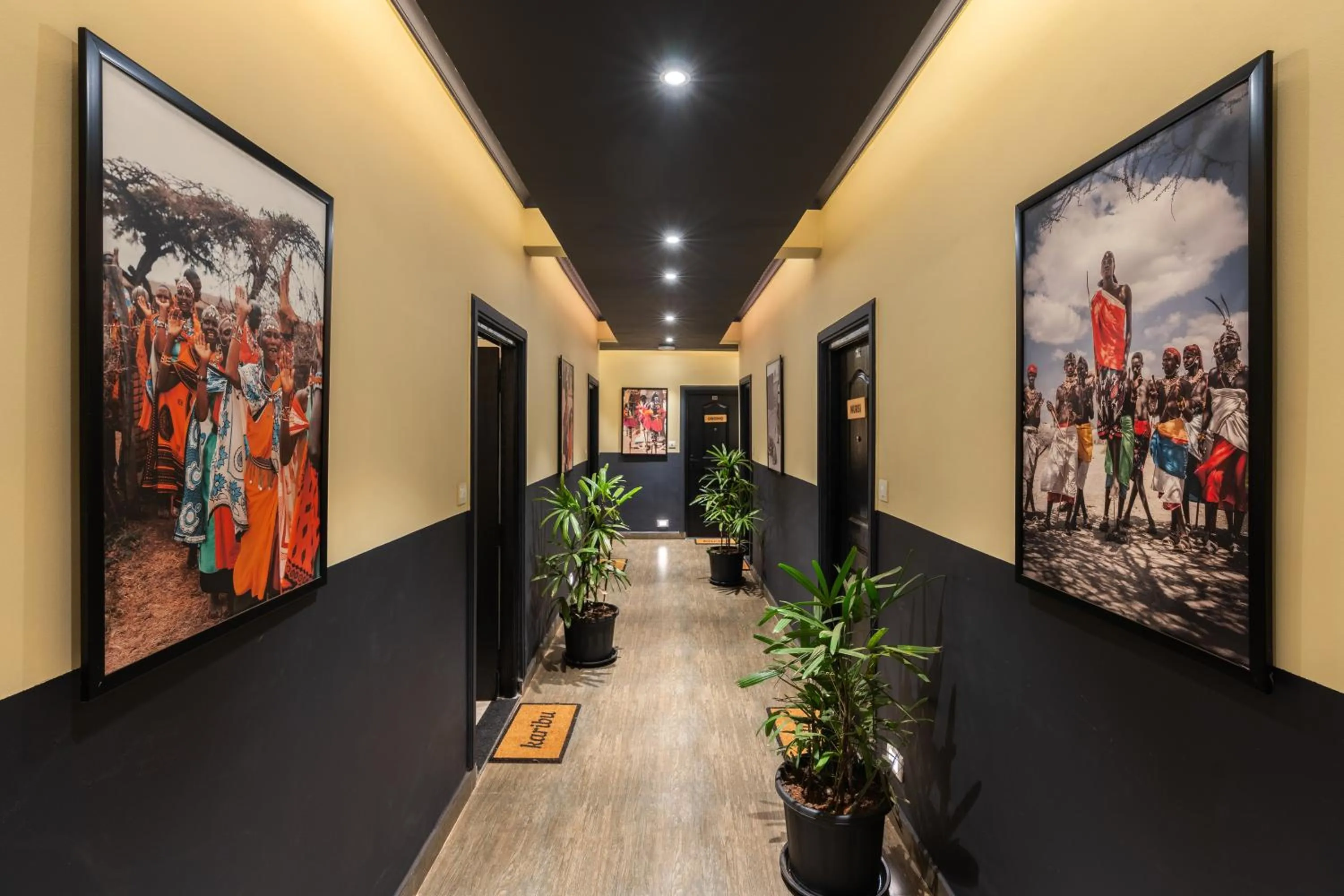 Decorative detail in Whoopers Boutique Hotel Morjim