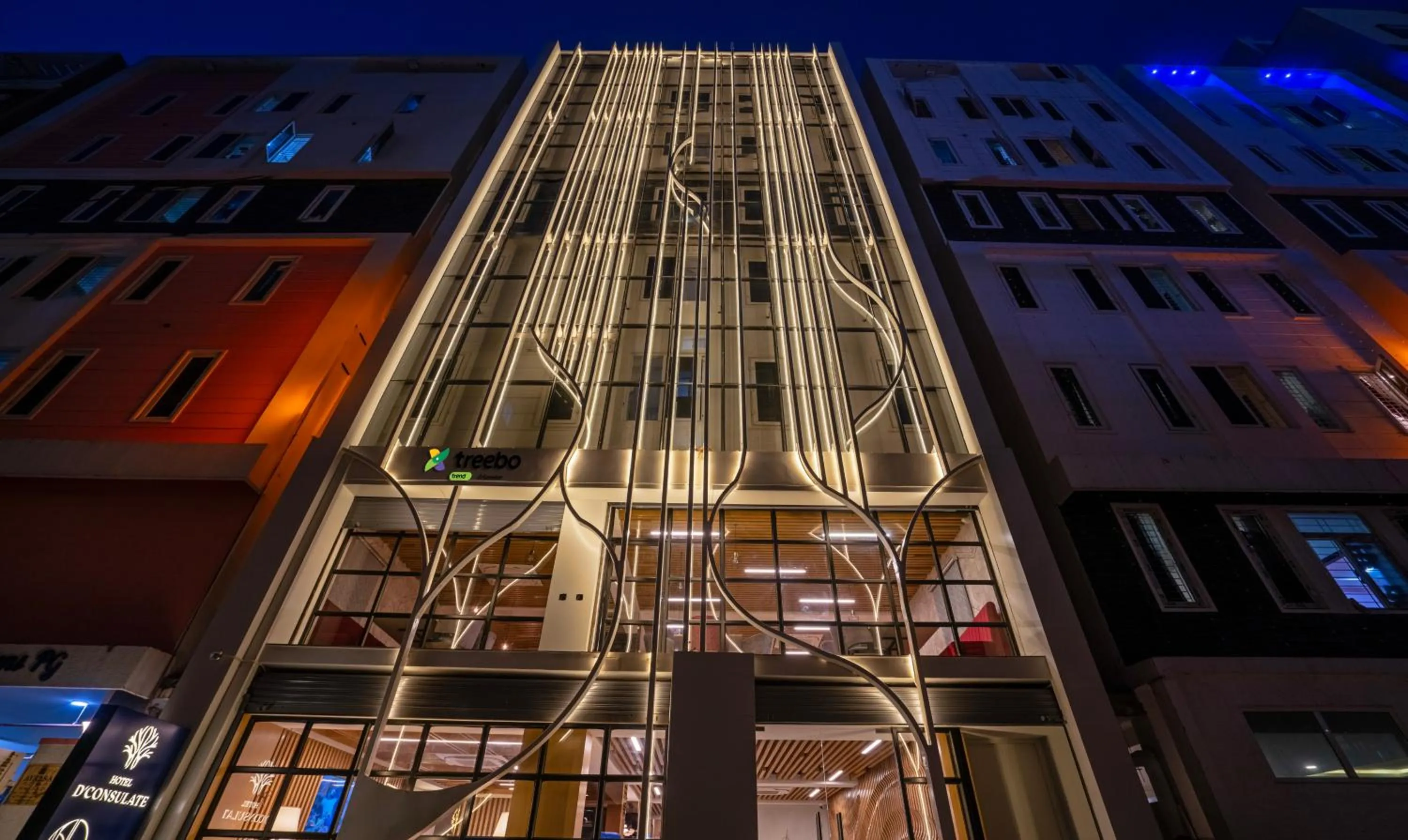 Facade/entrance in Treebo Premium D Consulate