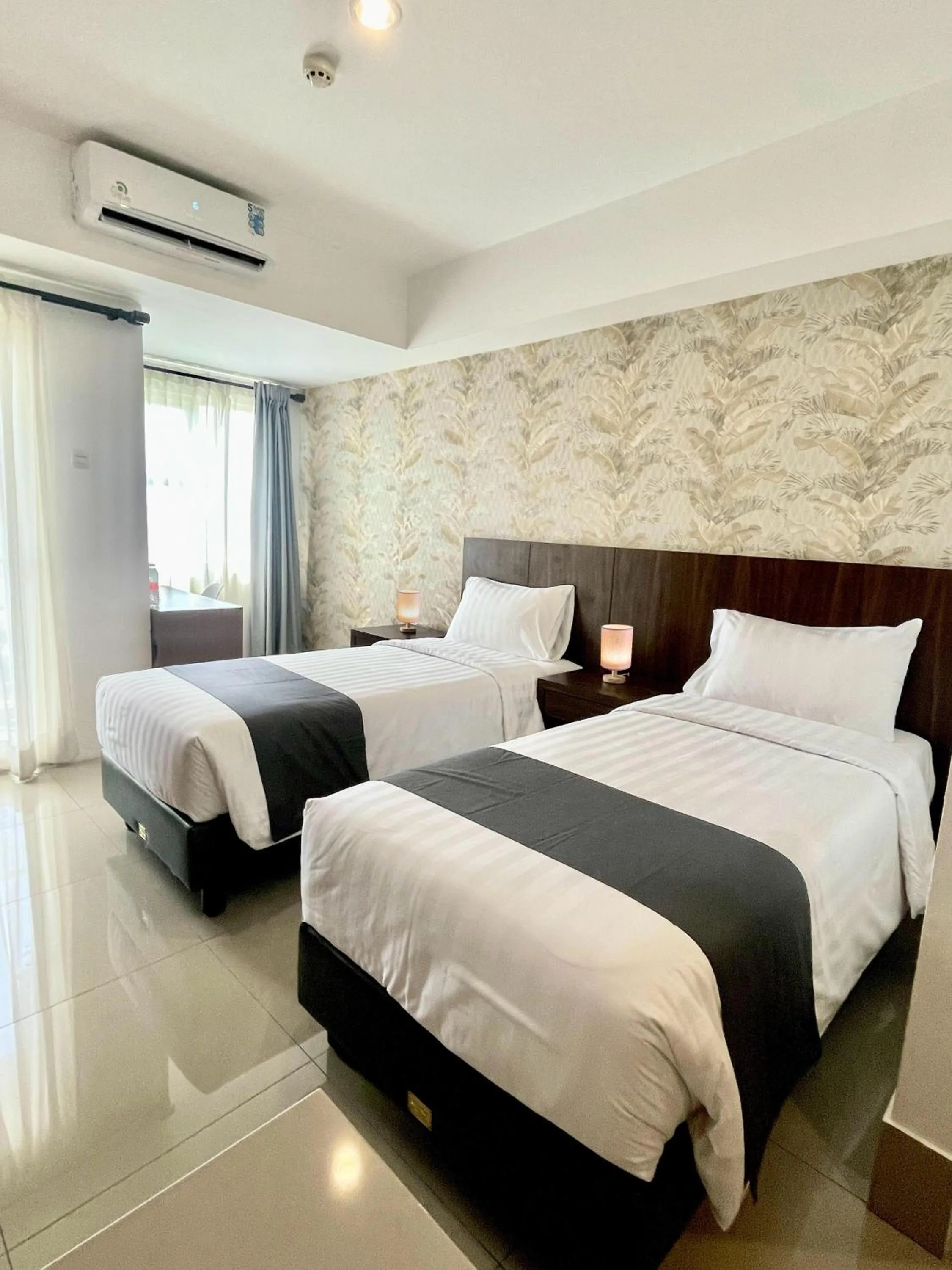 Bed in Nemuru Hotel Ciputat